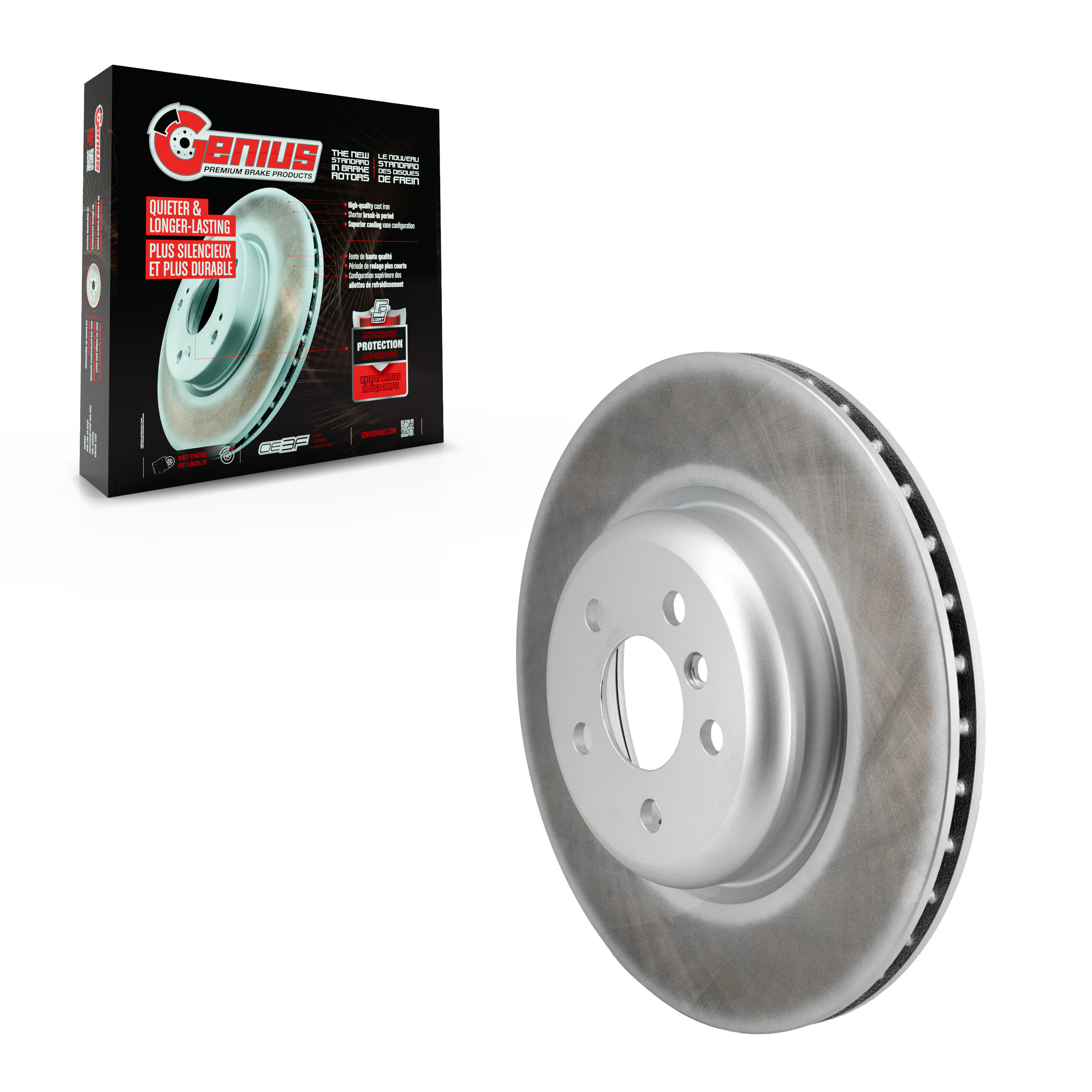 Genius - GCR-G8428 - Rear Disc Brake Rotor