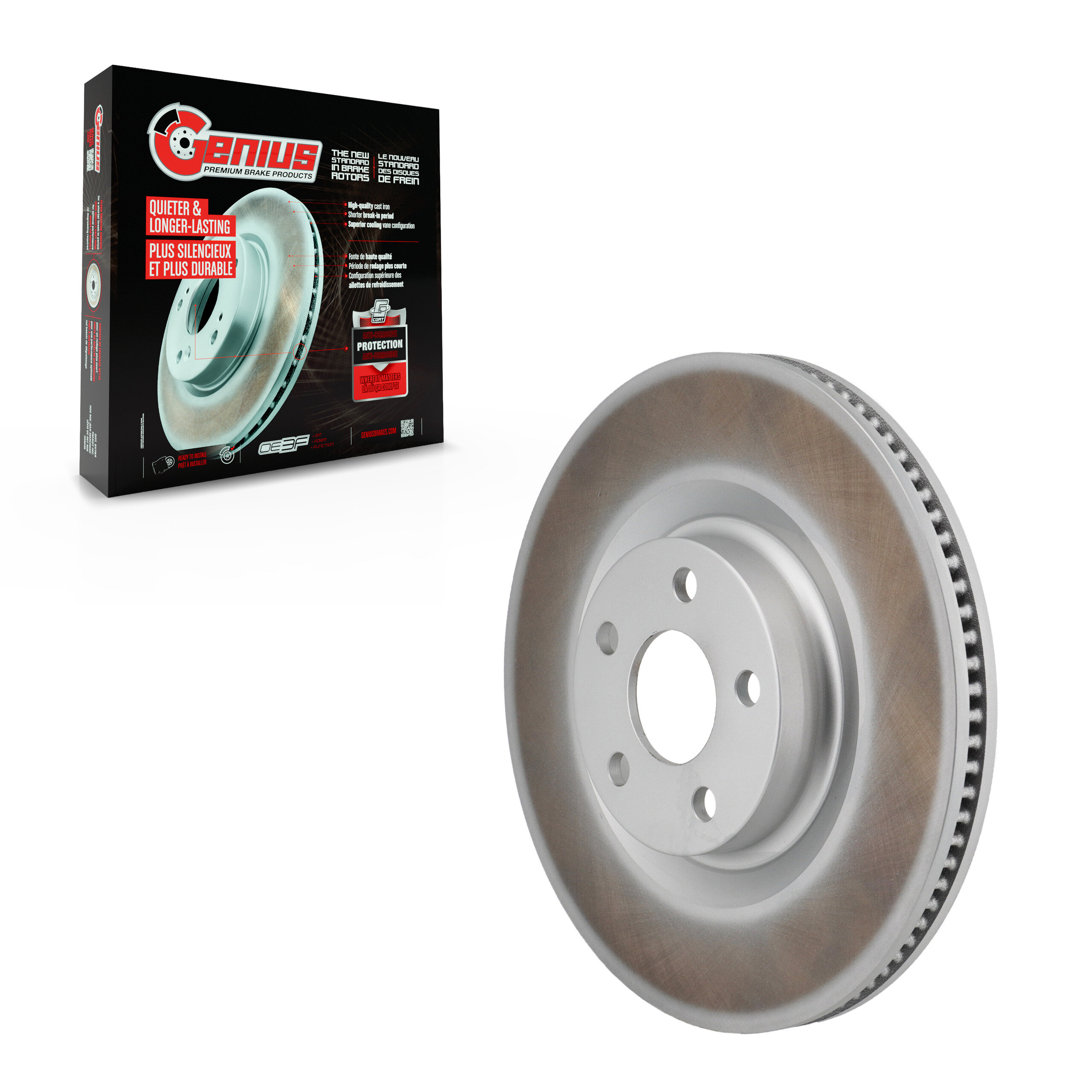 Genius - GCR-G8432 - Front Disc Brake Rotor