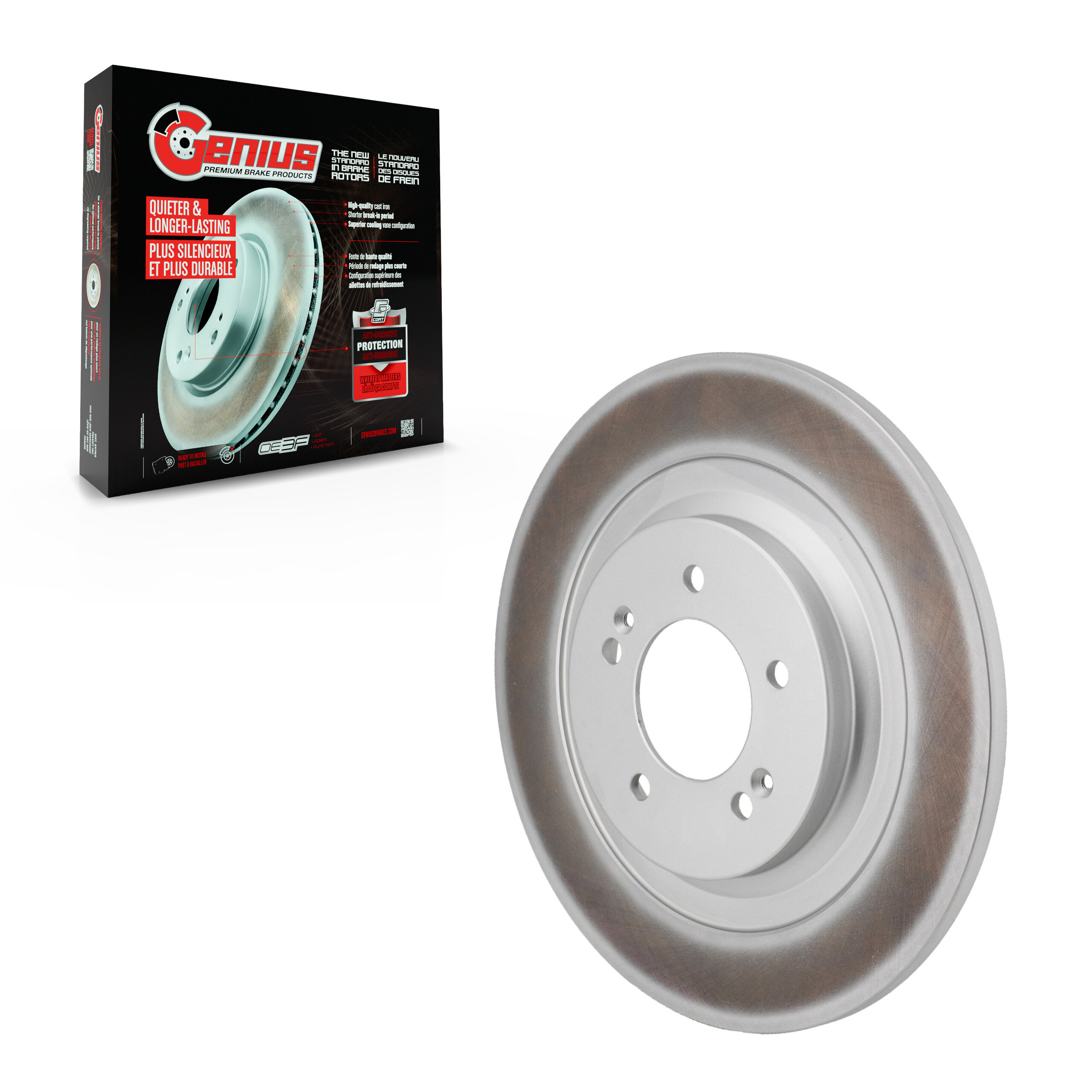 Genius - GCR-G8436 - Rear Disc Brake Rotor