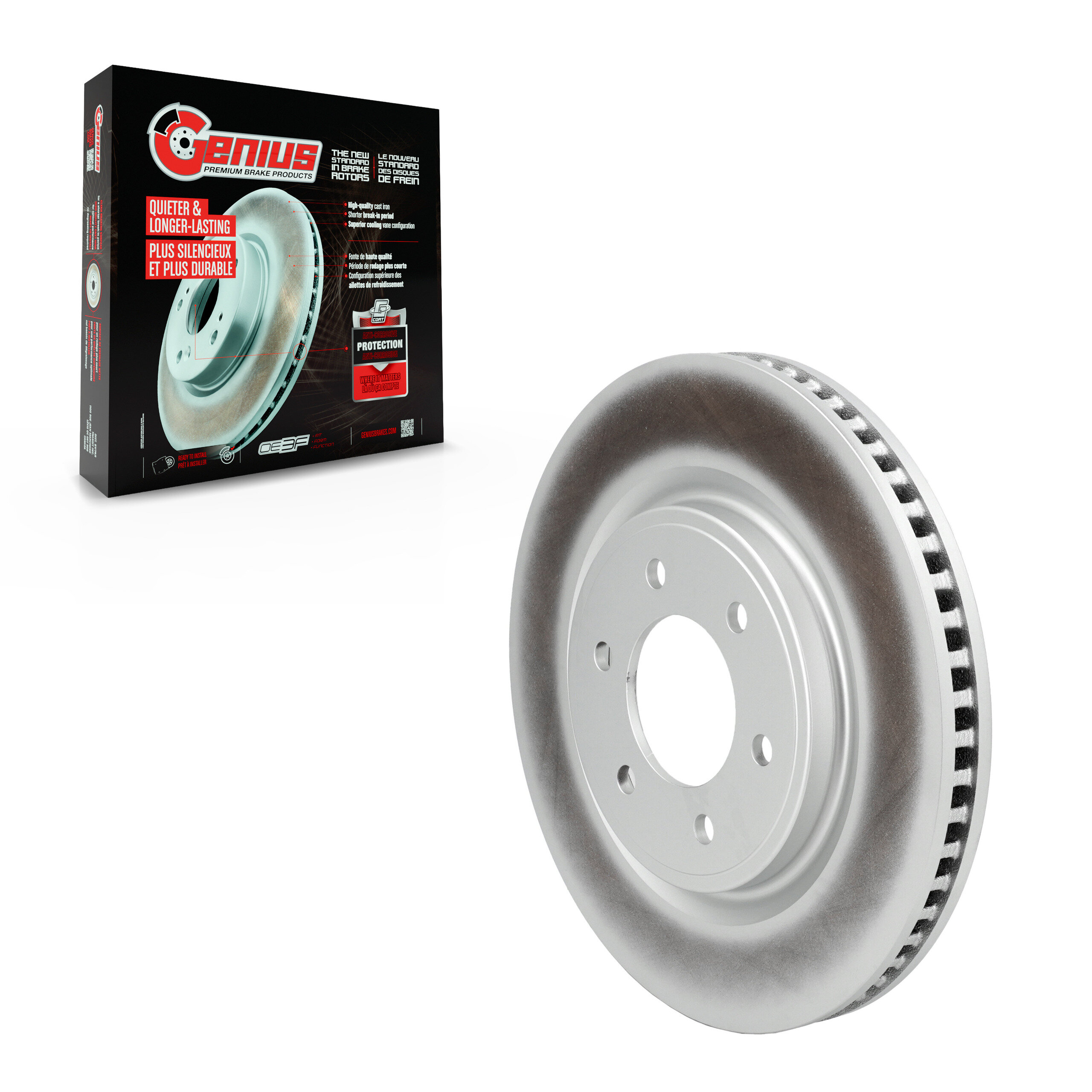 Genius - GCR-G8446 - Front Disc Brake Rotor