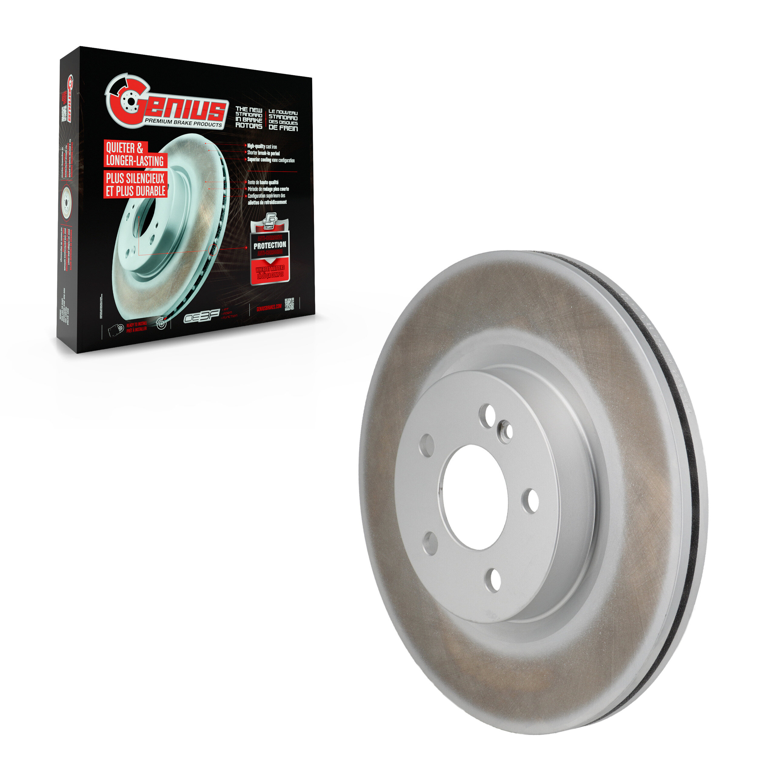 Genius - GCR-G8455 - Rear Disc Brake Rotor