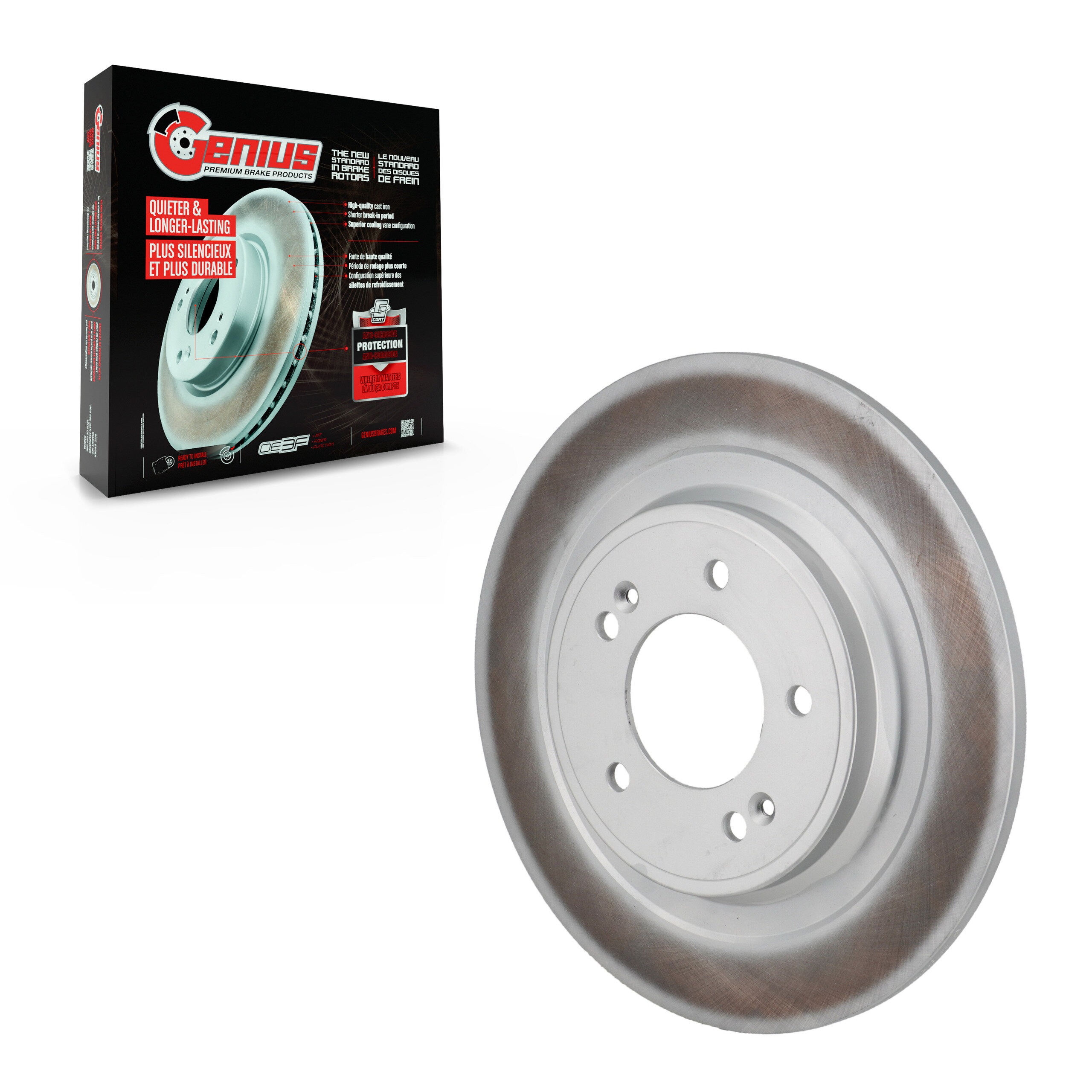 Genius - GCR-G8464 - Rear Disc Brake Rotor