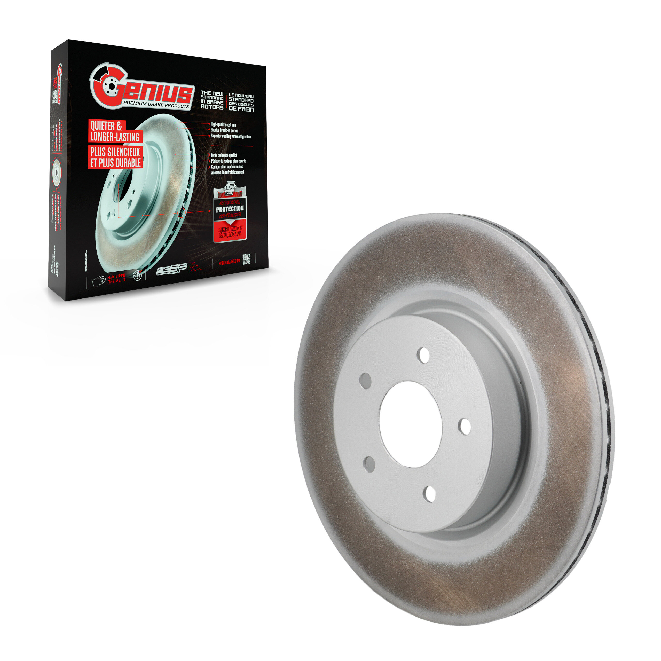 Genius - GCR-G8469 - Rear Disc Brake Rotor