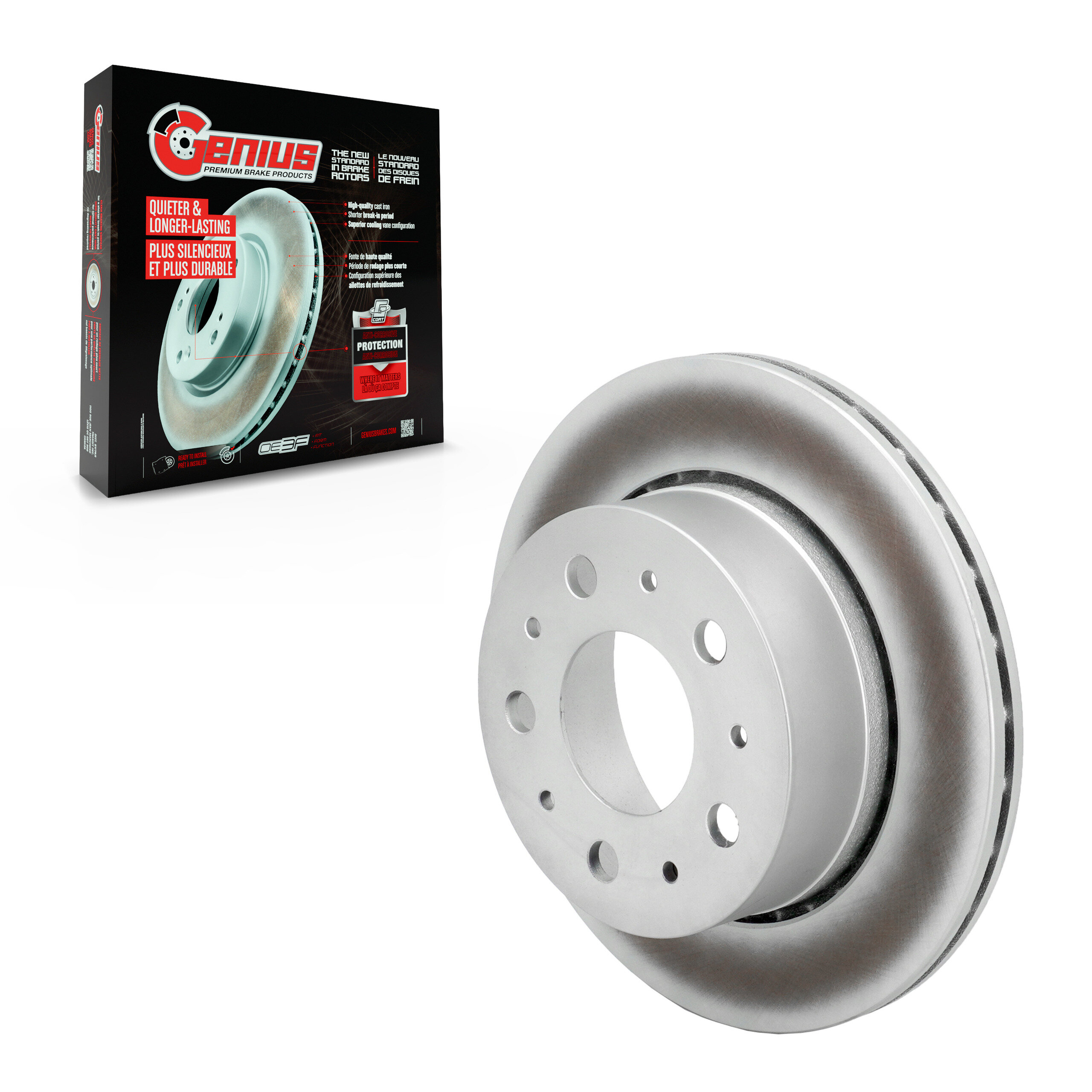 Genius - GCR-G8471 - Rear Disc Brake Rotor