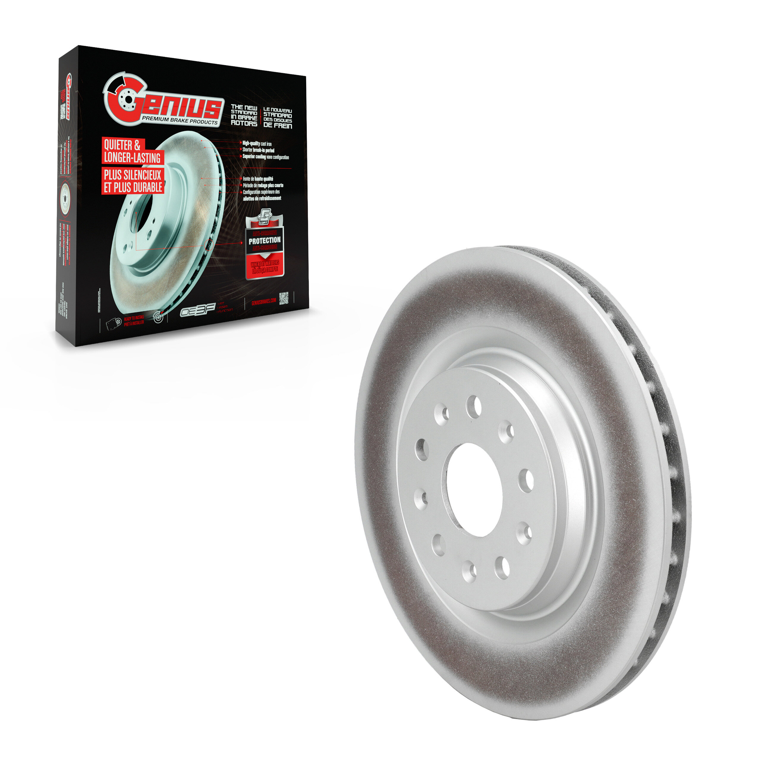 Genius - GCR-G8481 - Rear Disc Brake Rotor