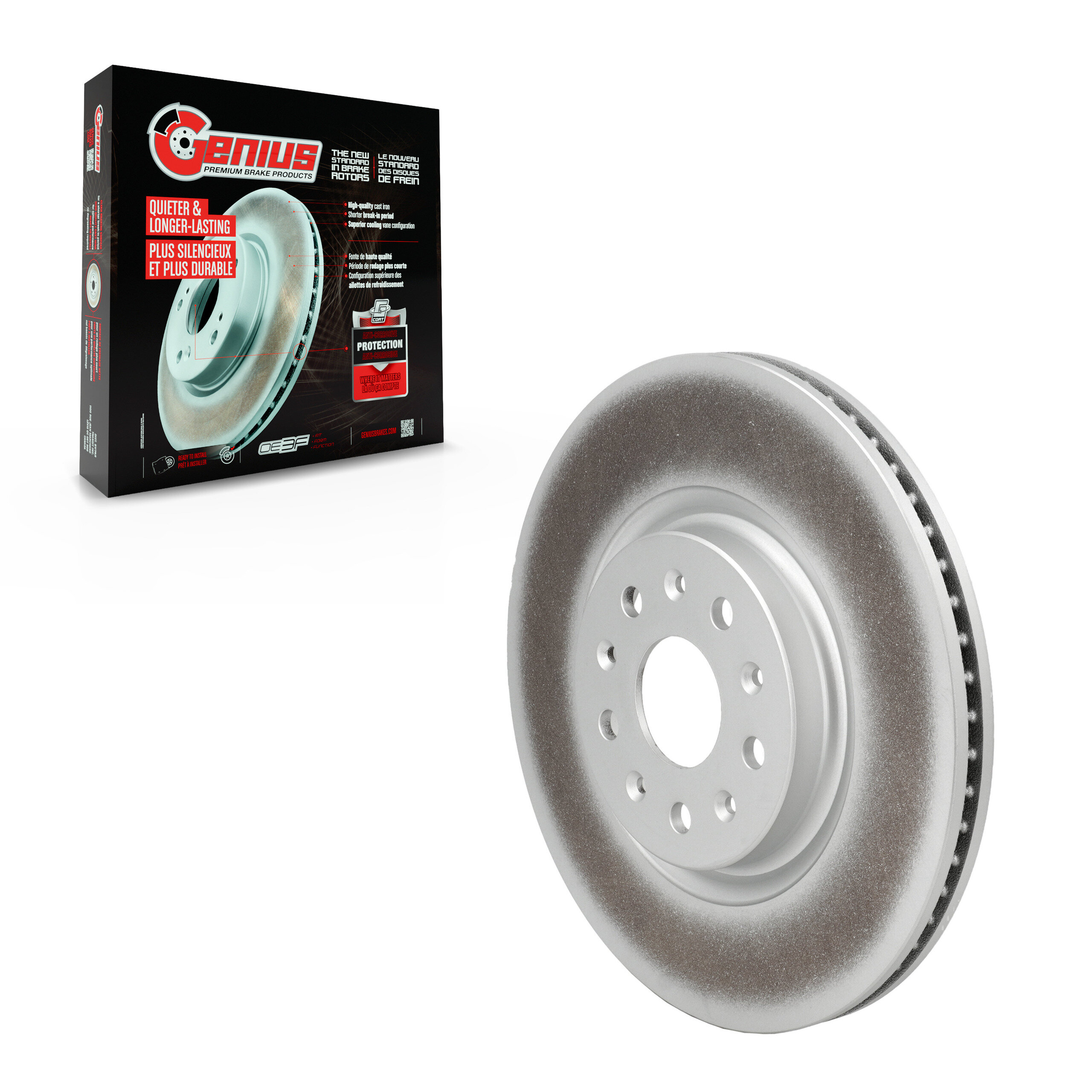 Genius - GCR-G8482 - Rear Disc Brake Rotor