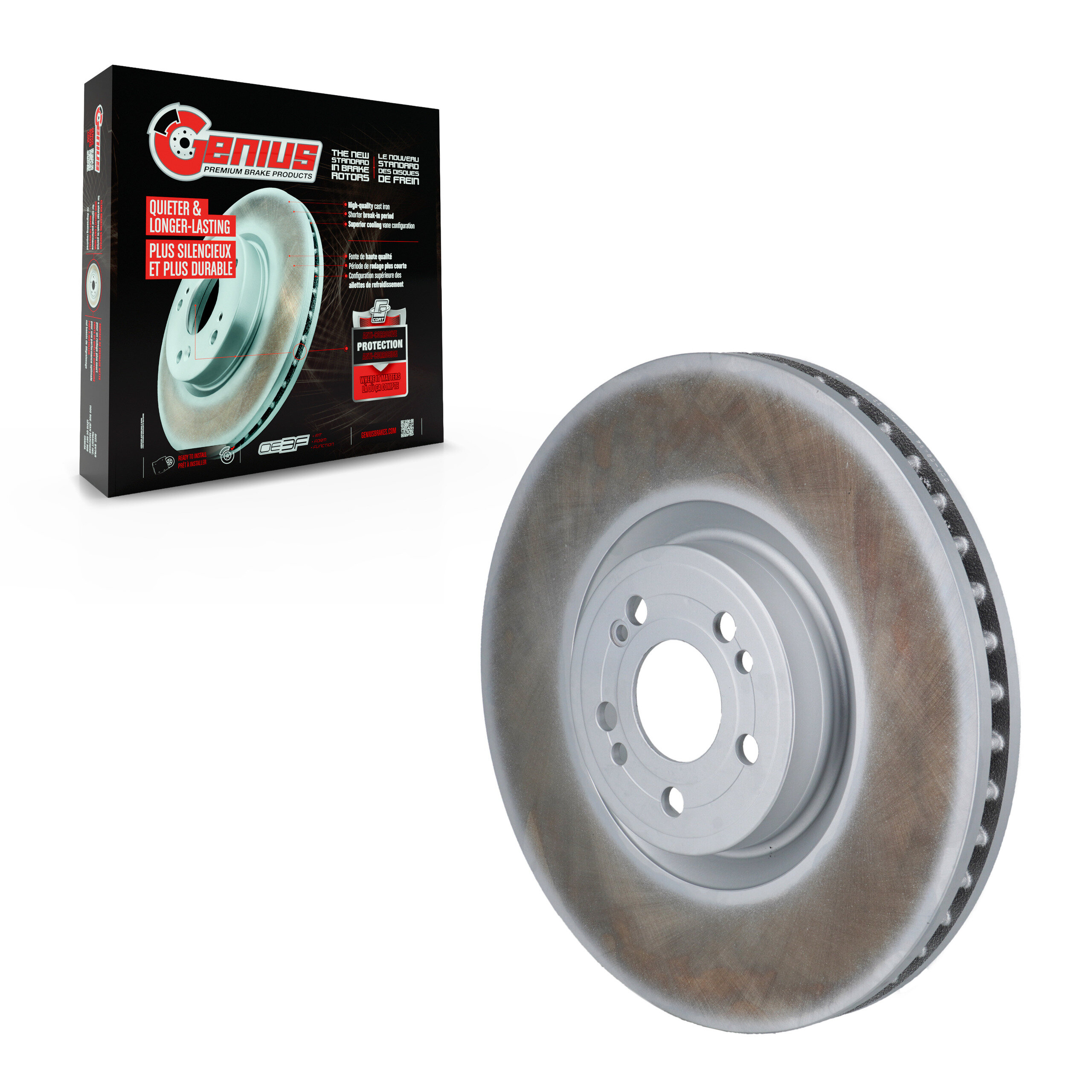 Genius - GCR-G8494 - Front Disc Brake Rotor
