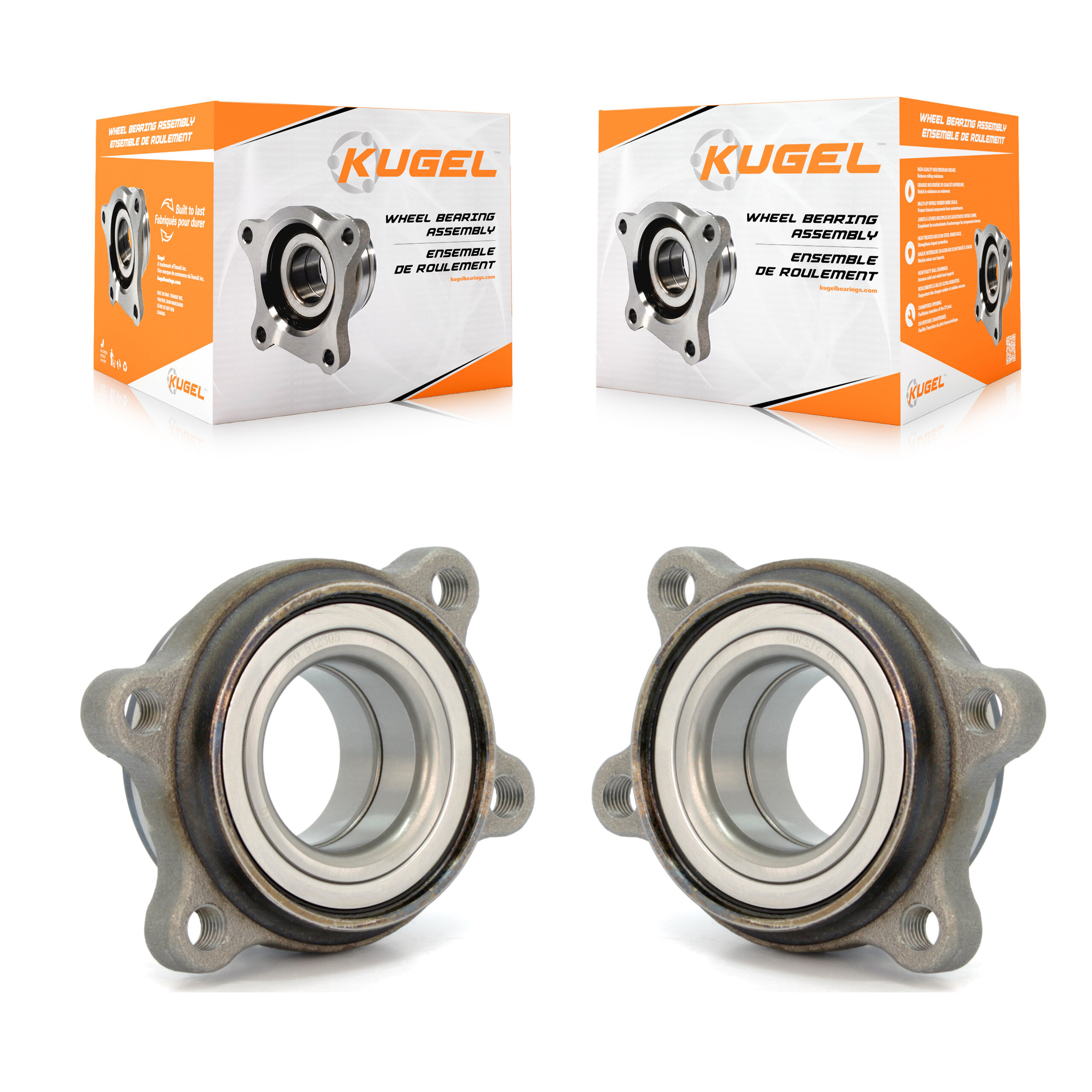 Kugel - K70-100098 - Rear Wheel Bearing Assembly Kits