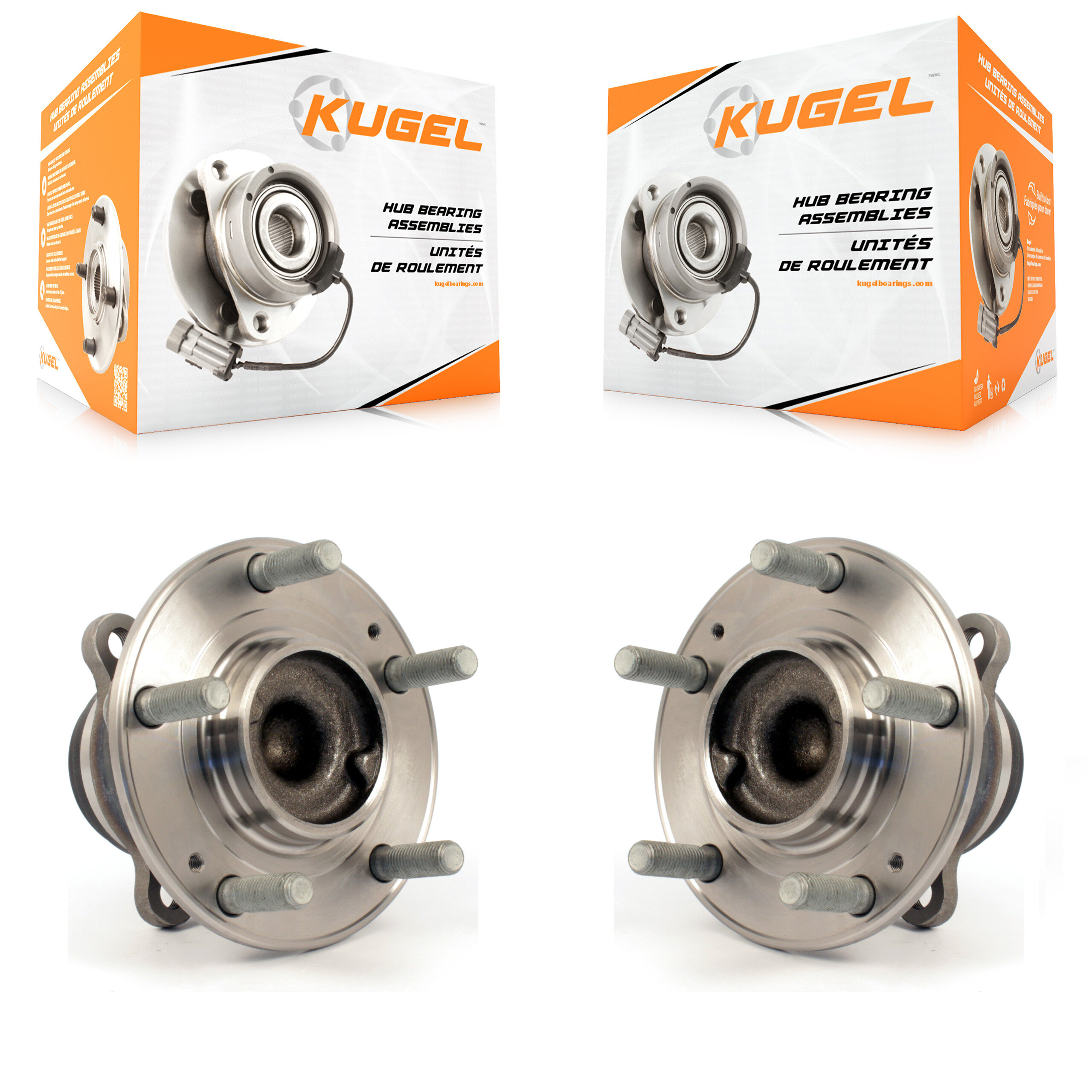 Kugel - K70-100331 - Front Wheel Bearing and Hub Assembly Kits
