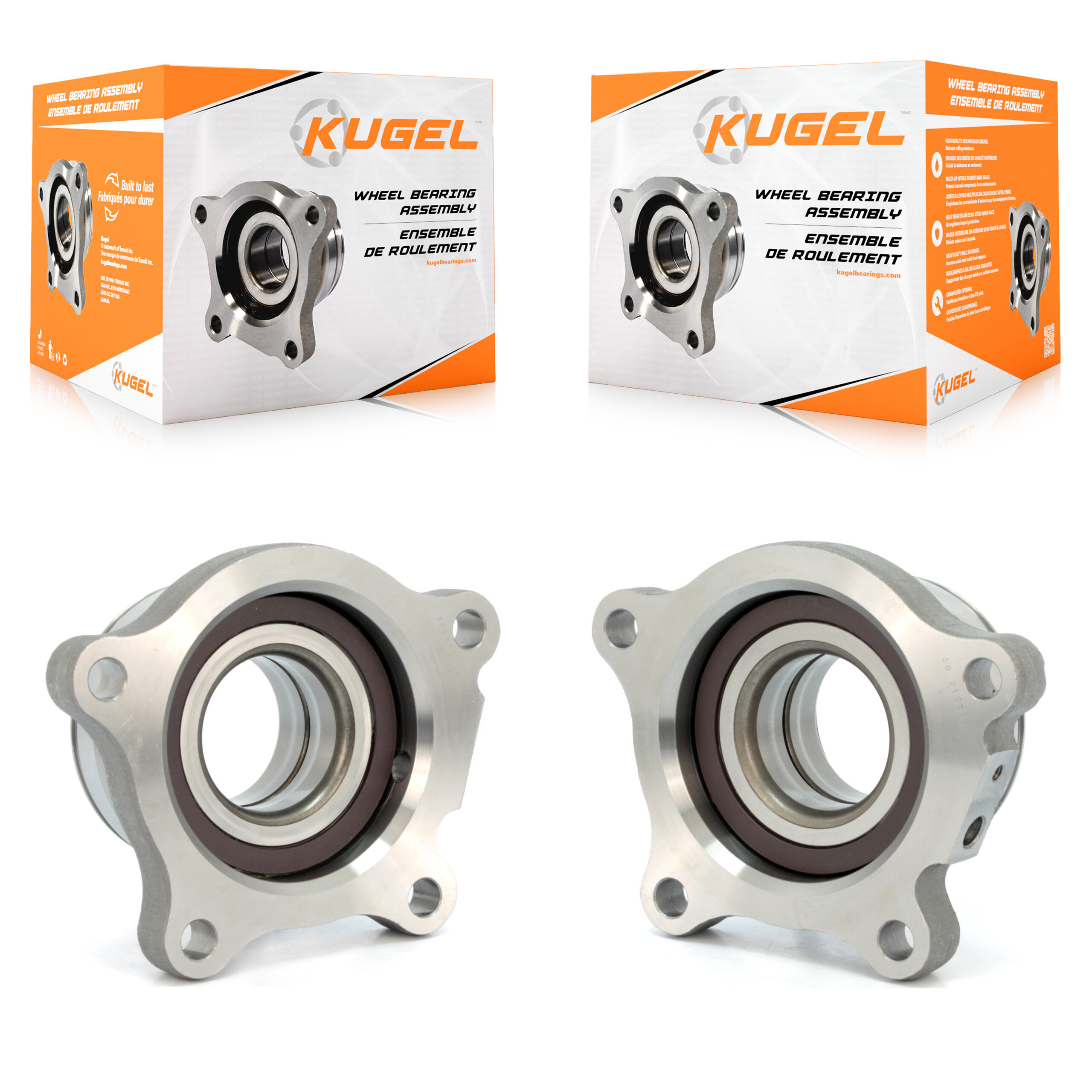 Kugel - K70-100457 - Rear Wheel Bearing Assembly Kits