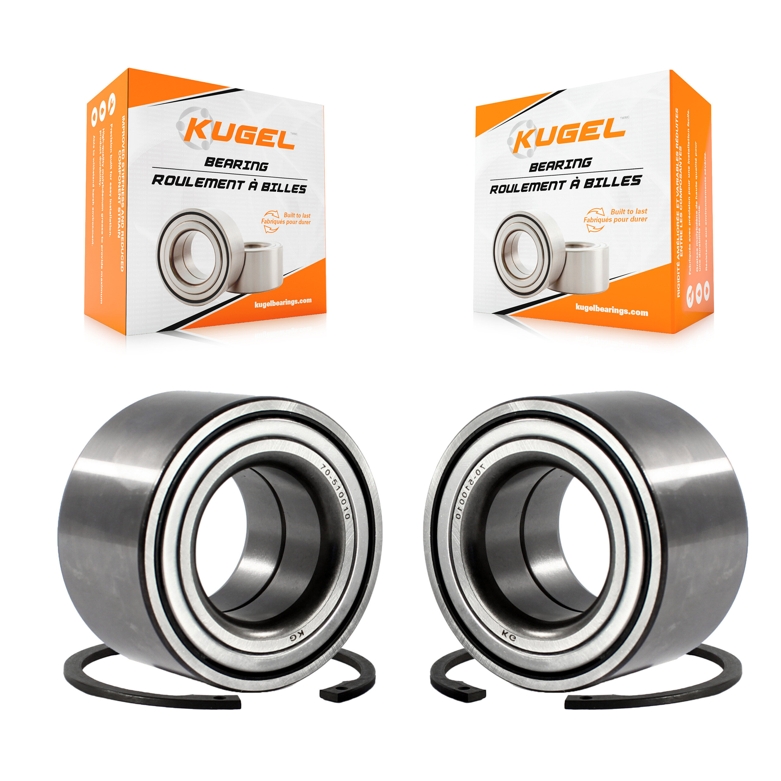 Kugel - K70-100488 - Front Wheel Bearing Kits