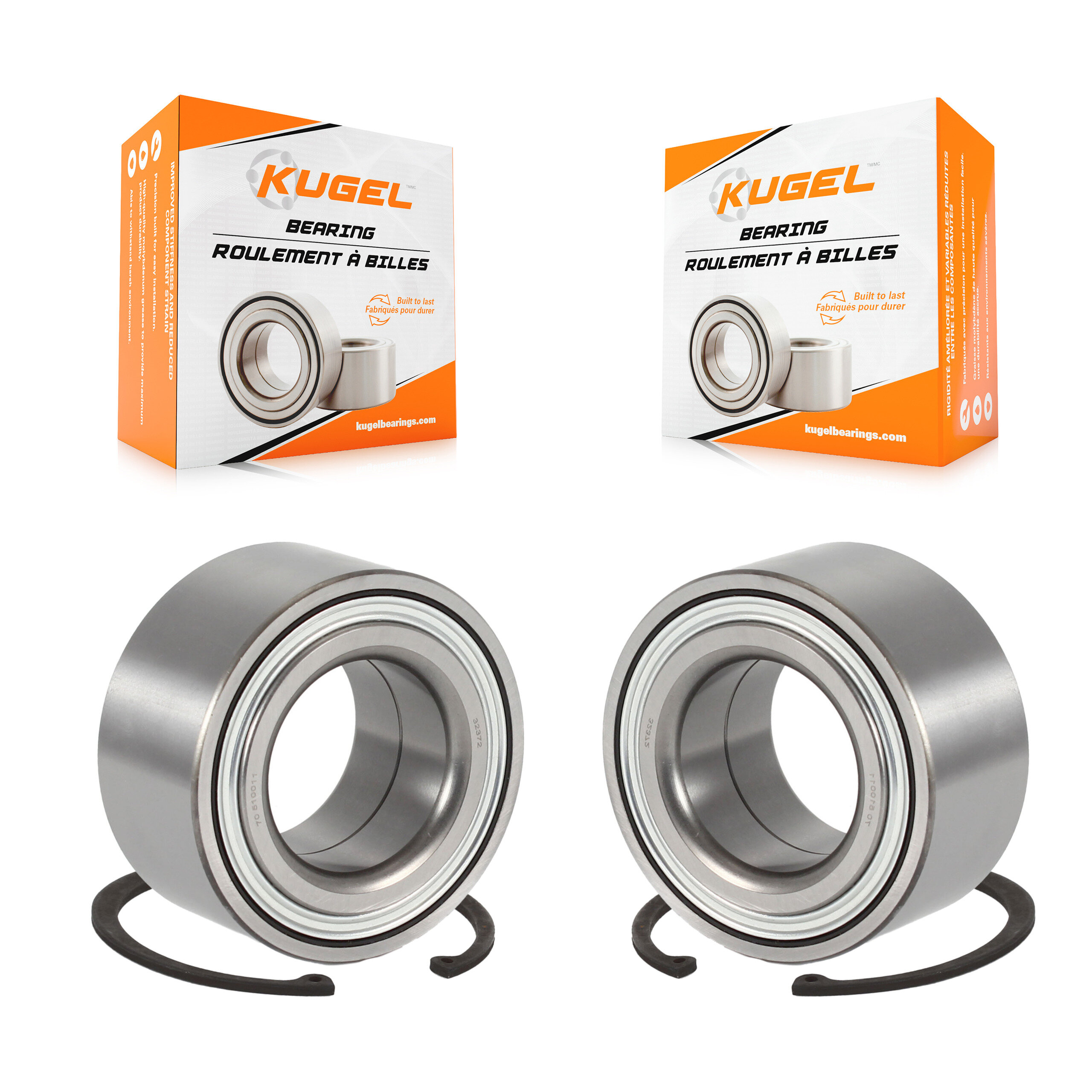 Kugel - K70-100489 - Front Wheel Bearing Kits