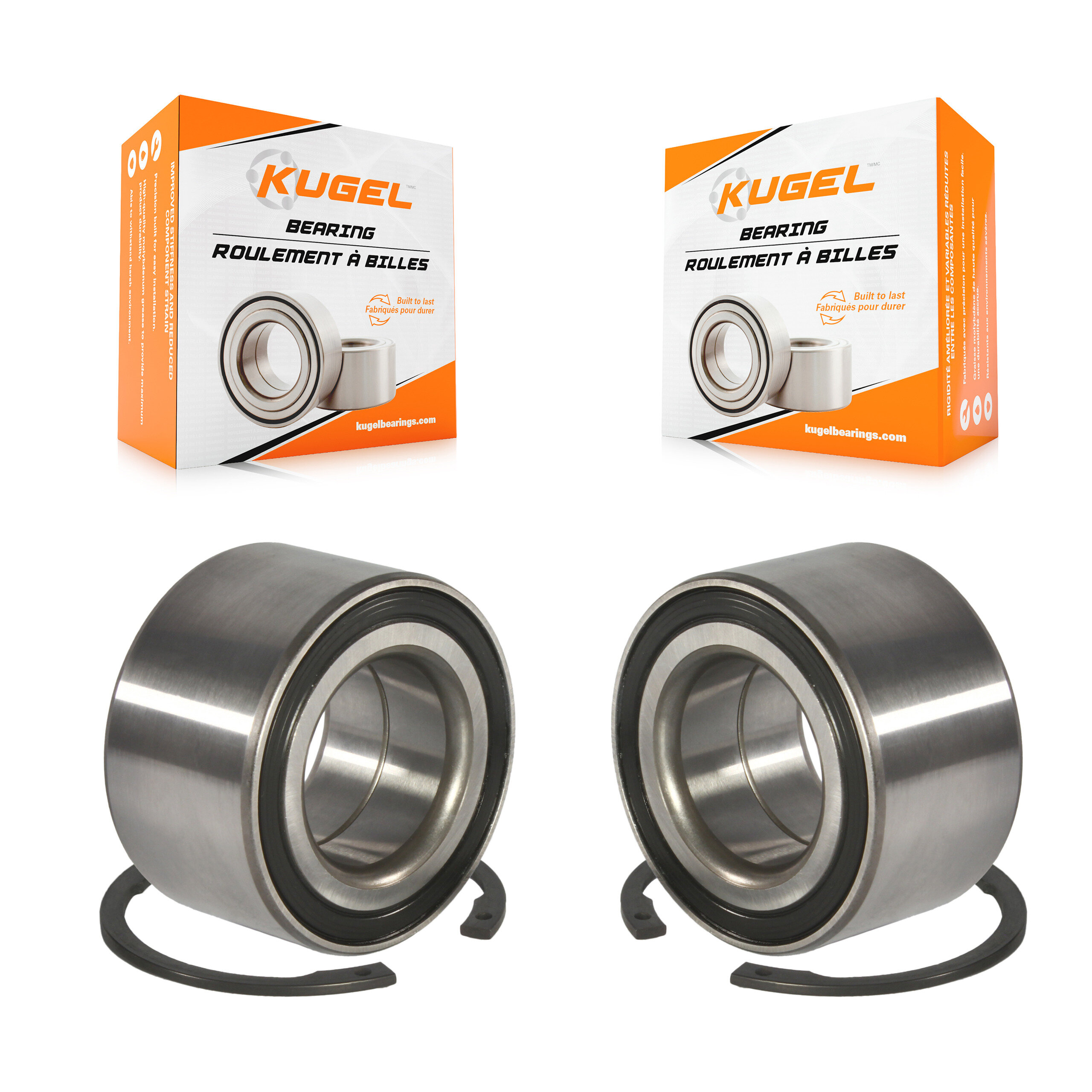 Kugel - K70-100490 - Front Wheel Bearing Kits