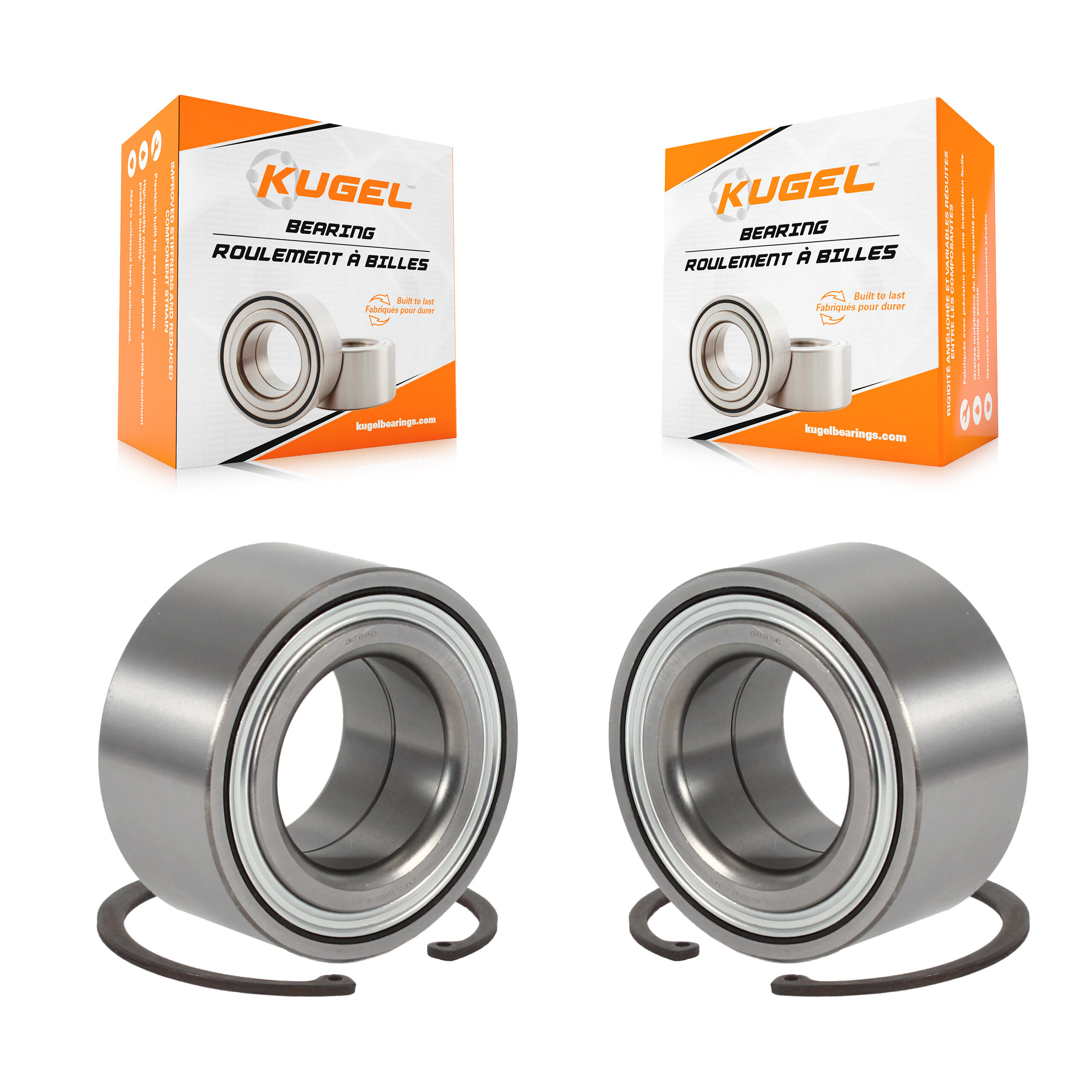 Kugel - K70-100504 - Front Wheel Bearing Kits