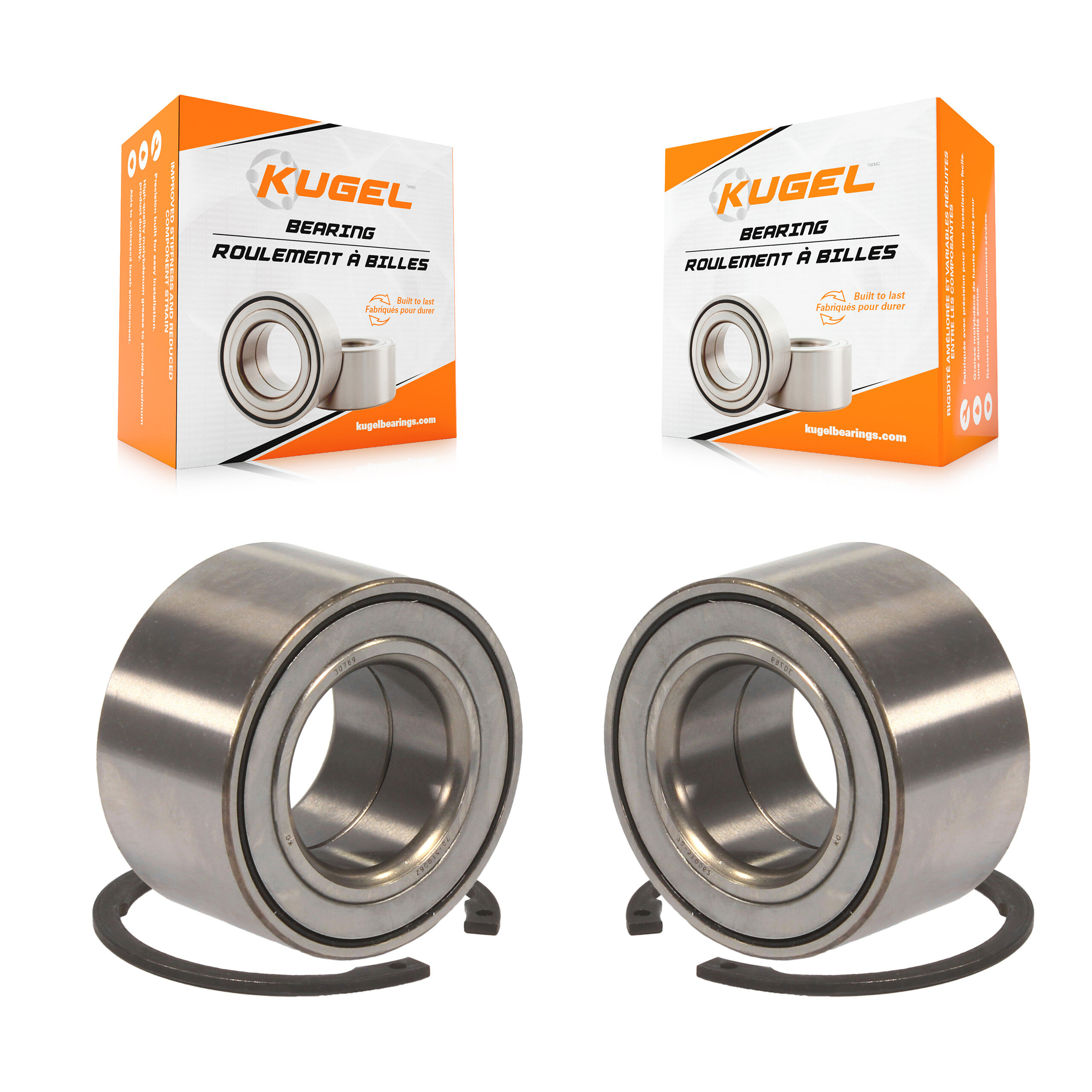 Kugel - K70-100507 - Front Wheel Bearing Kits