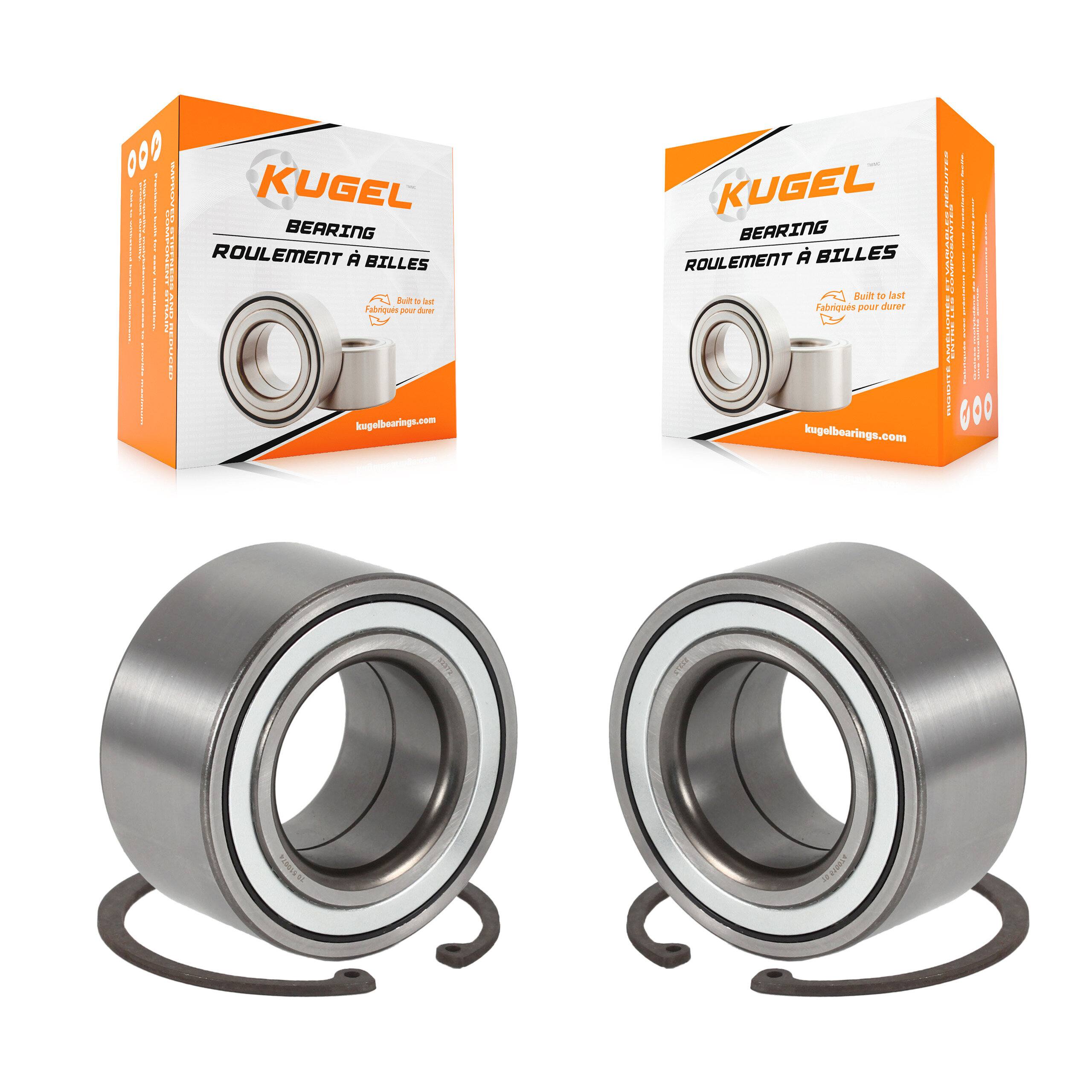 Kugel - K70-100512 - Front Wheel Bearing Kits