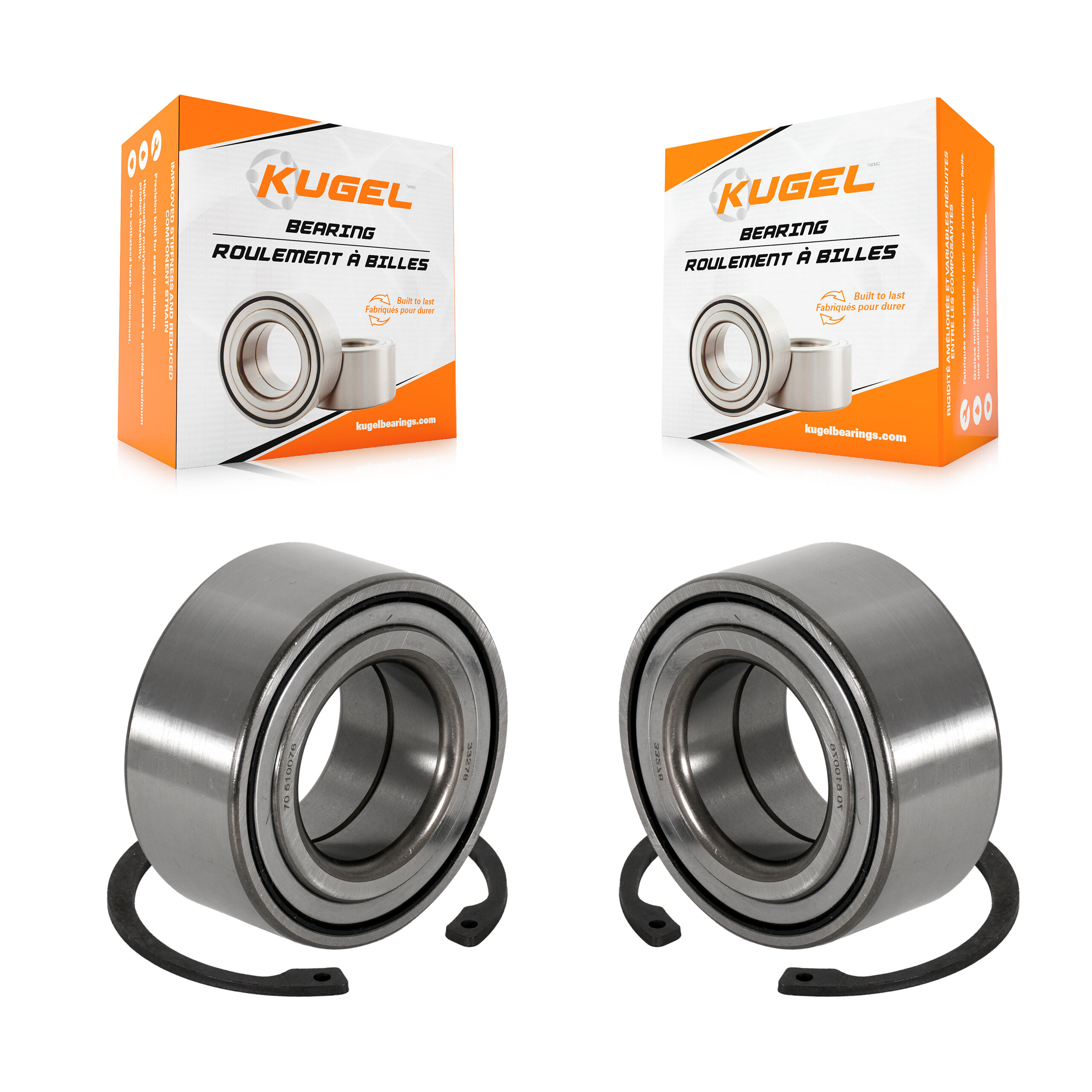 Kugel - K70-100514 - Front Wheel Bearing Kits