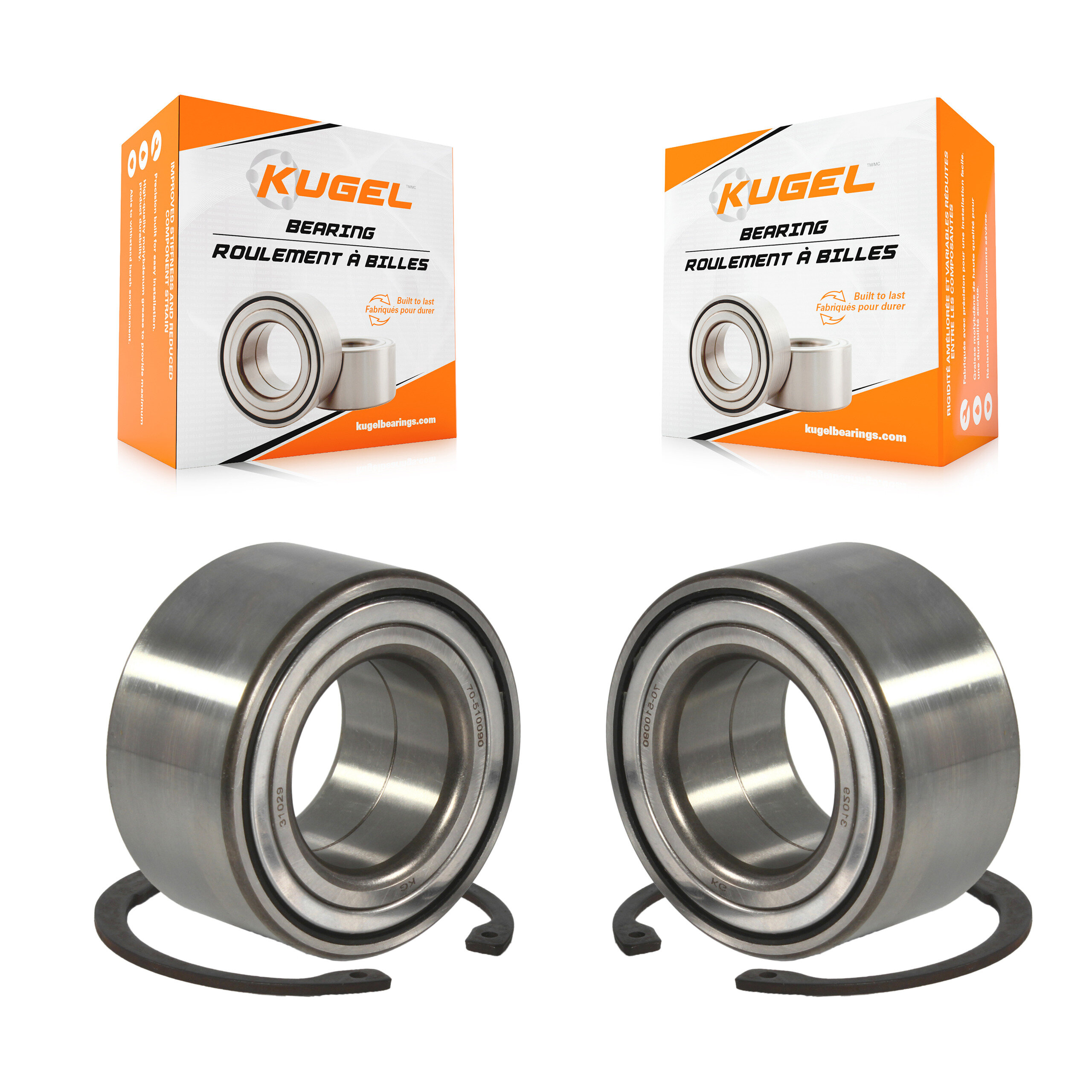 Kugel - K70-100528 - Front Wheel Bearing Kits