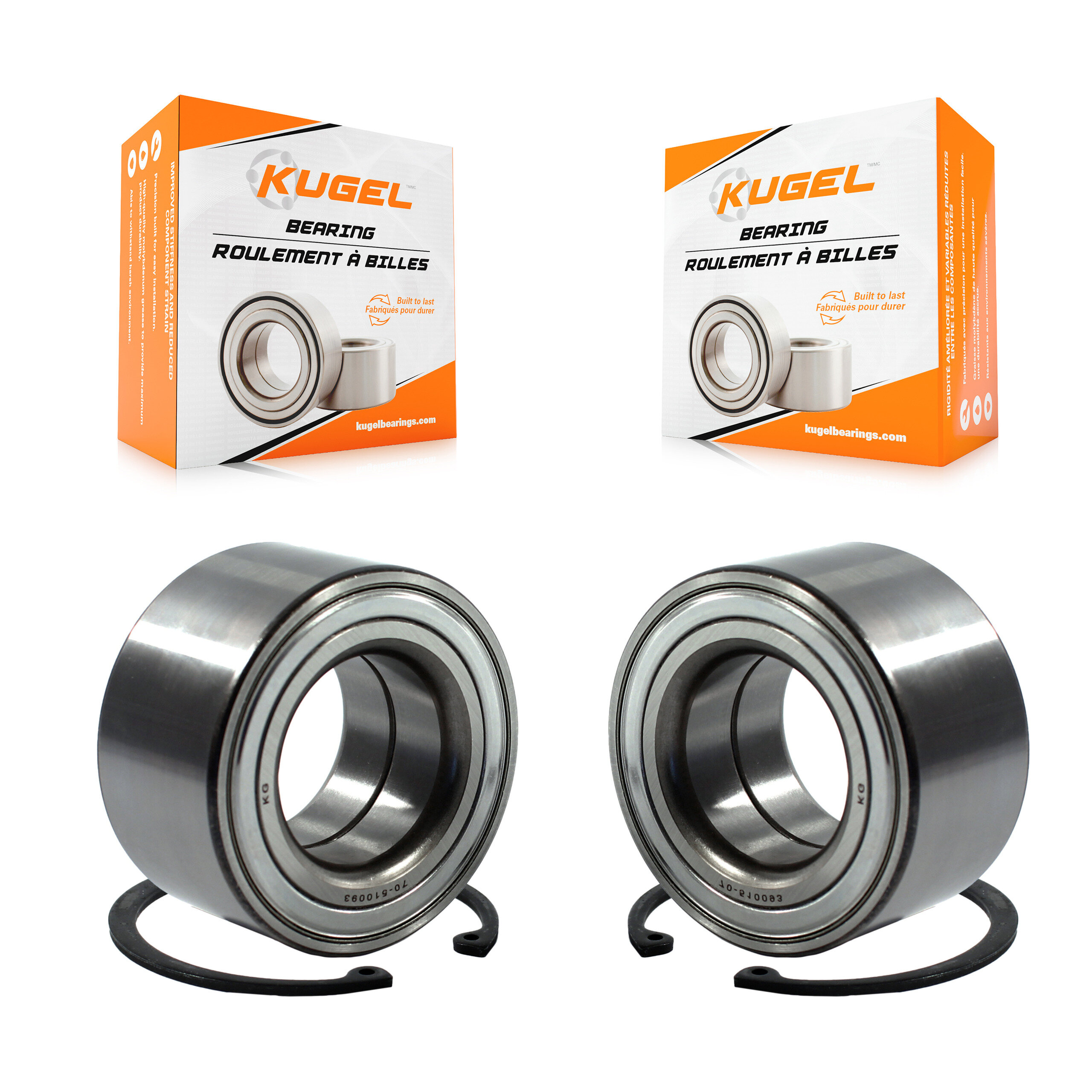 Kugel - K70-100531 - Front Wheel Bearing Kits