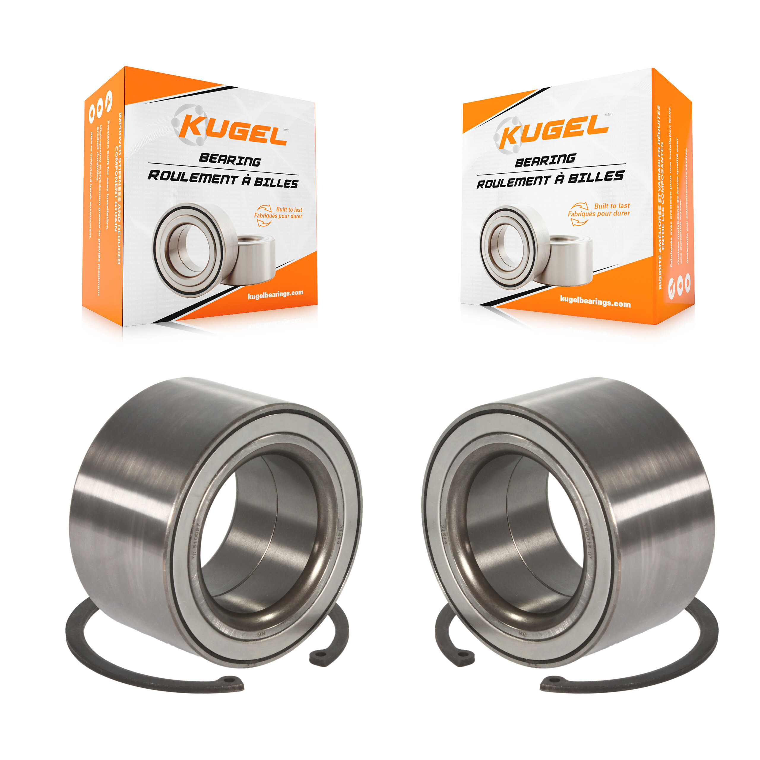 Kugel - K70-100535 - Front Wheel Bearing Kits