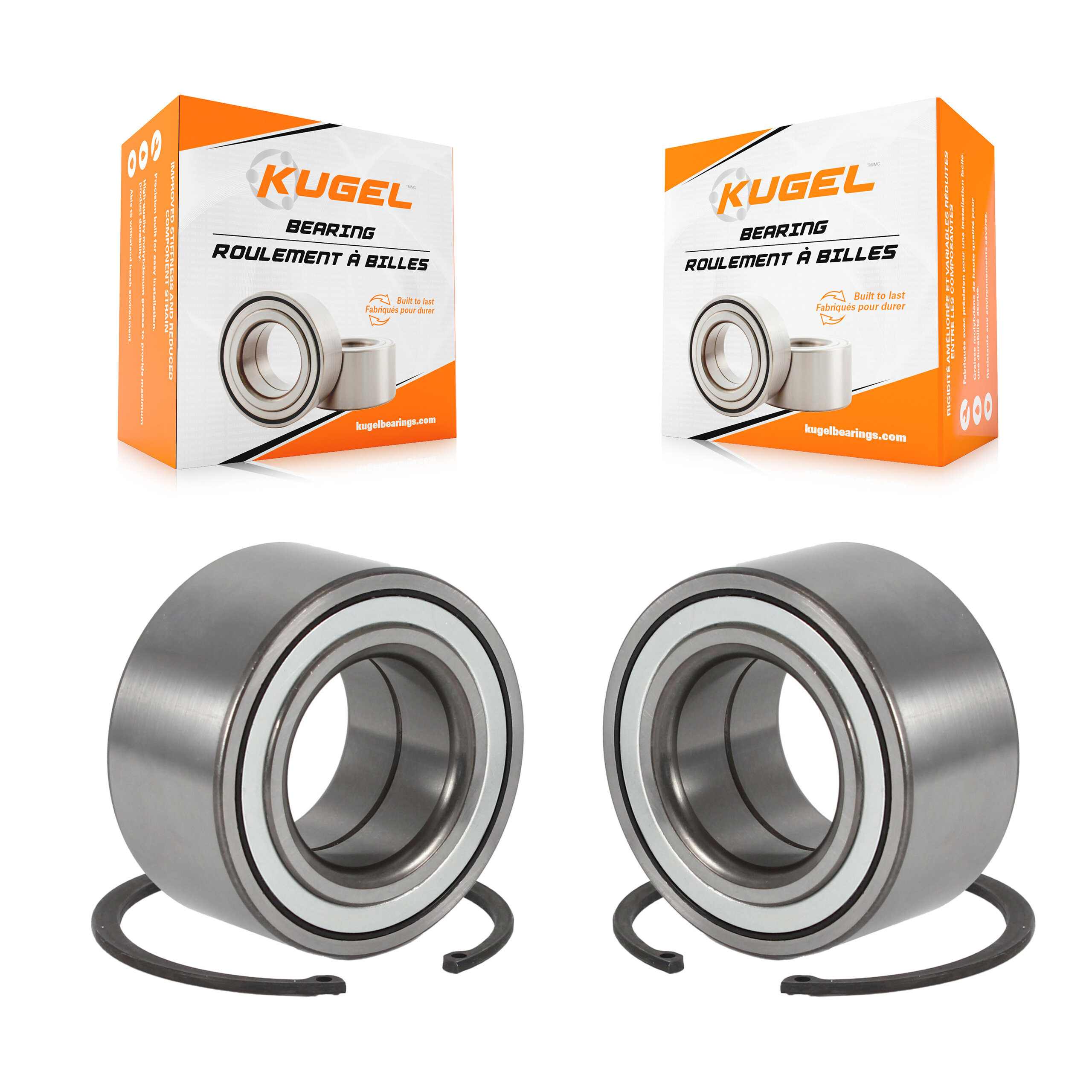 Kugel - K70-100537 - Front Wheel Bearing Kits