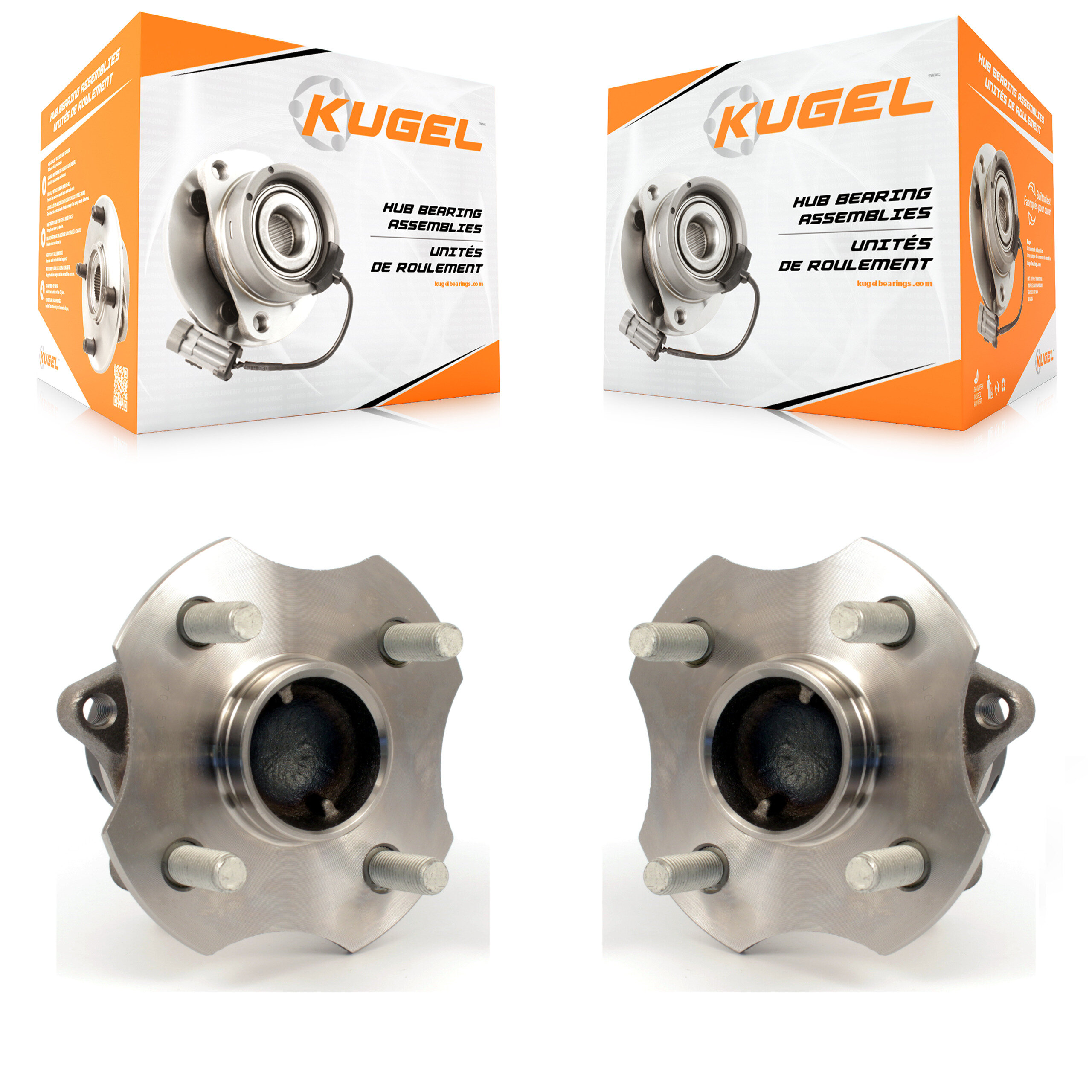 Kugel - K70-100602 - Rear Wheel Bearing and Hub Assembly Kits