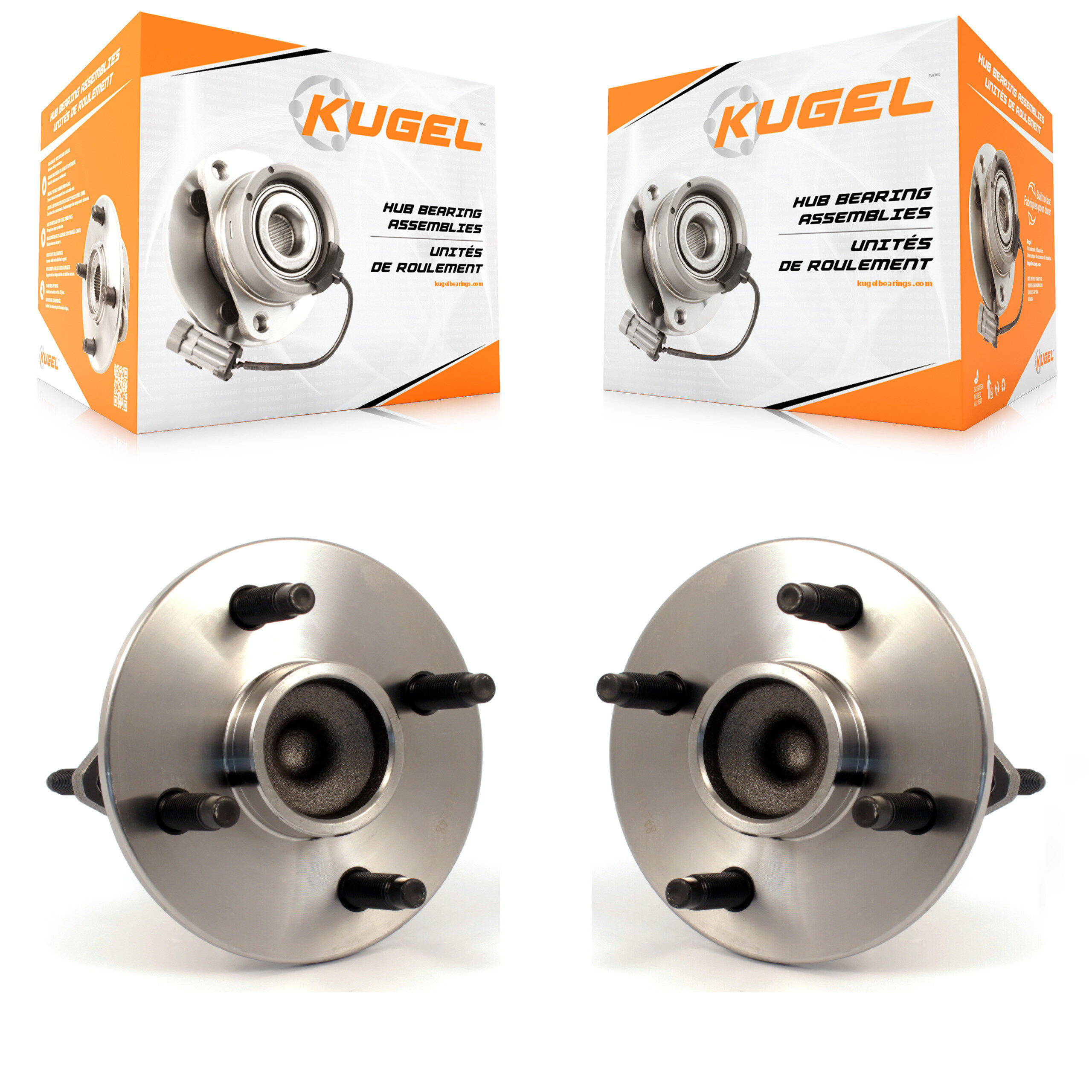 Kugel - K70-100617 - Rear Wheel Bearing and Hub Assembly Kits