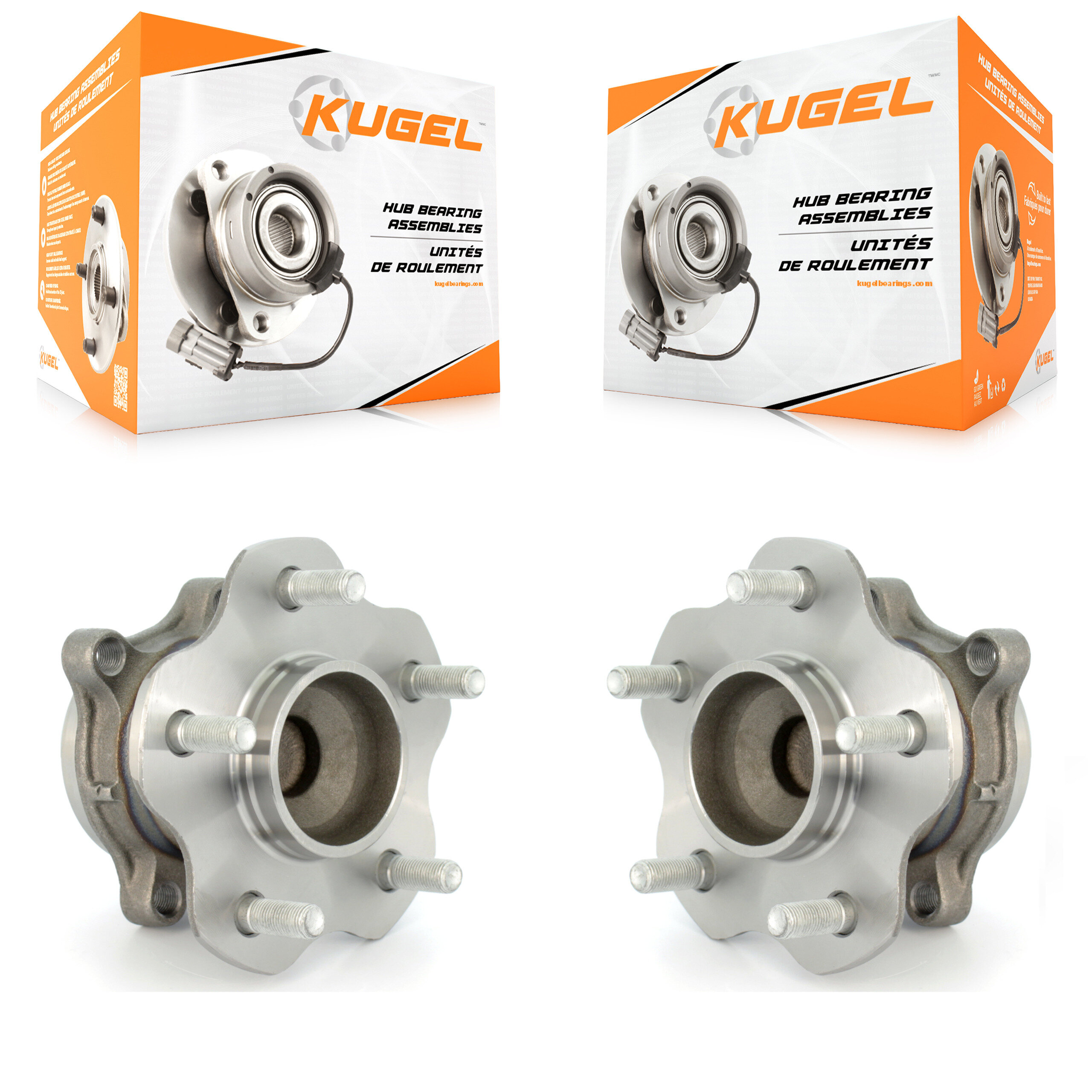 Kugel - K70-100701 - Rear Wheel Bearing and Hub Assembly Kits