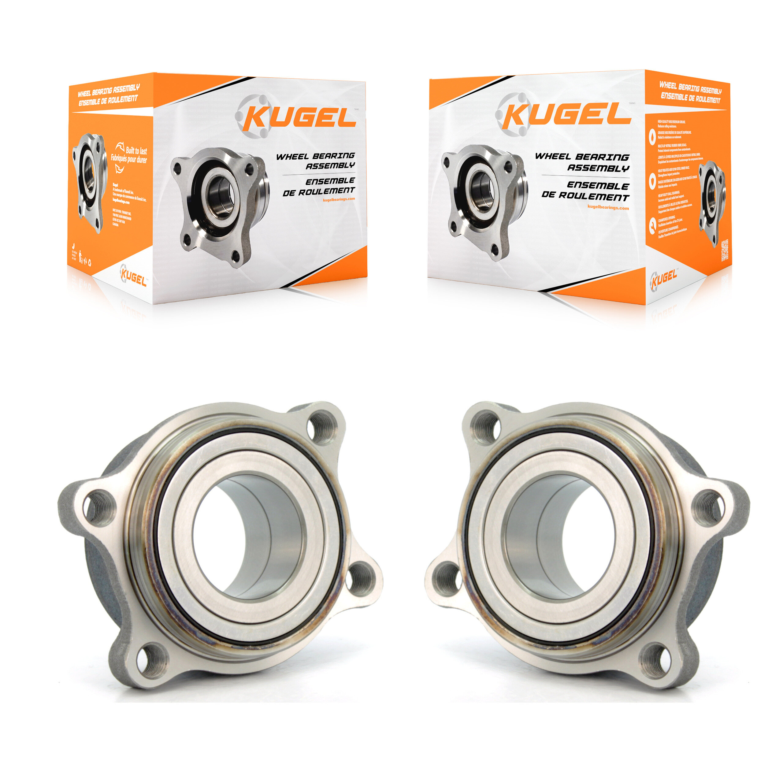 Kugel - K70-101025 - Rear Wheel Bearing Assembly Kits