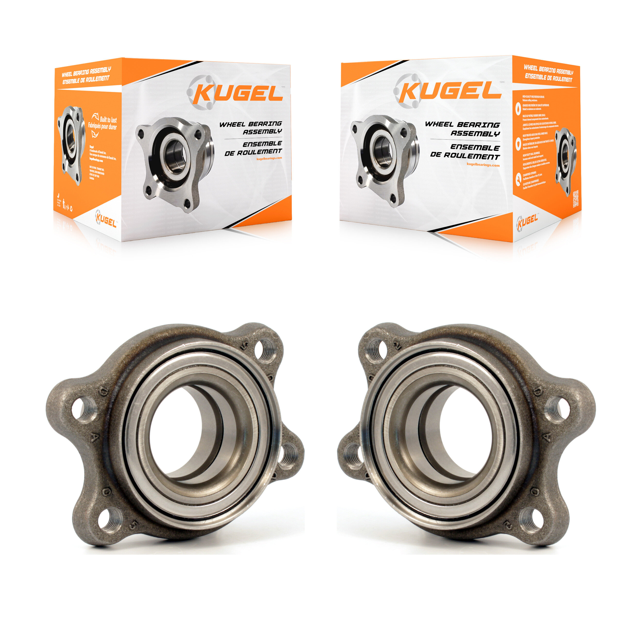 Kugel - K70-101026 - Rear Wheel Bearing Assembly Kits