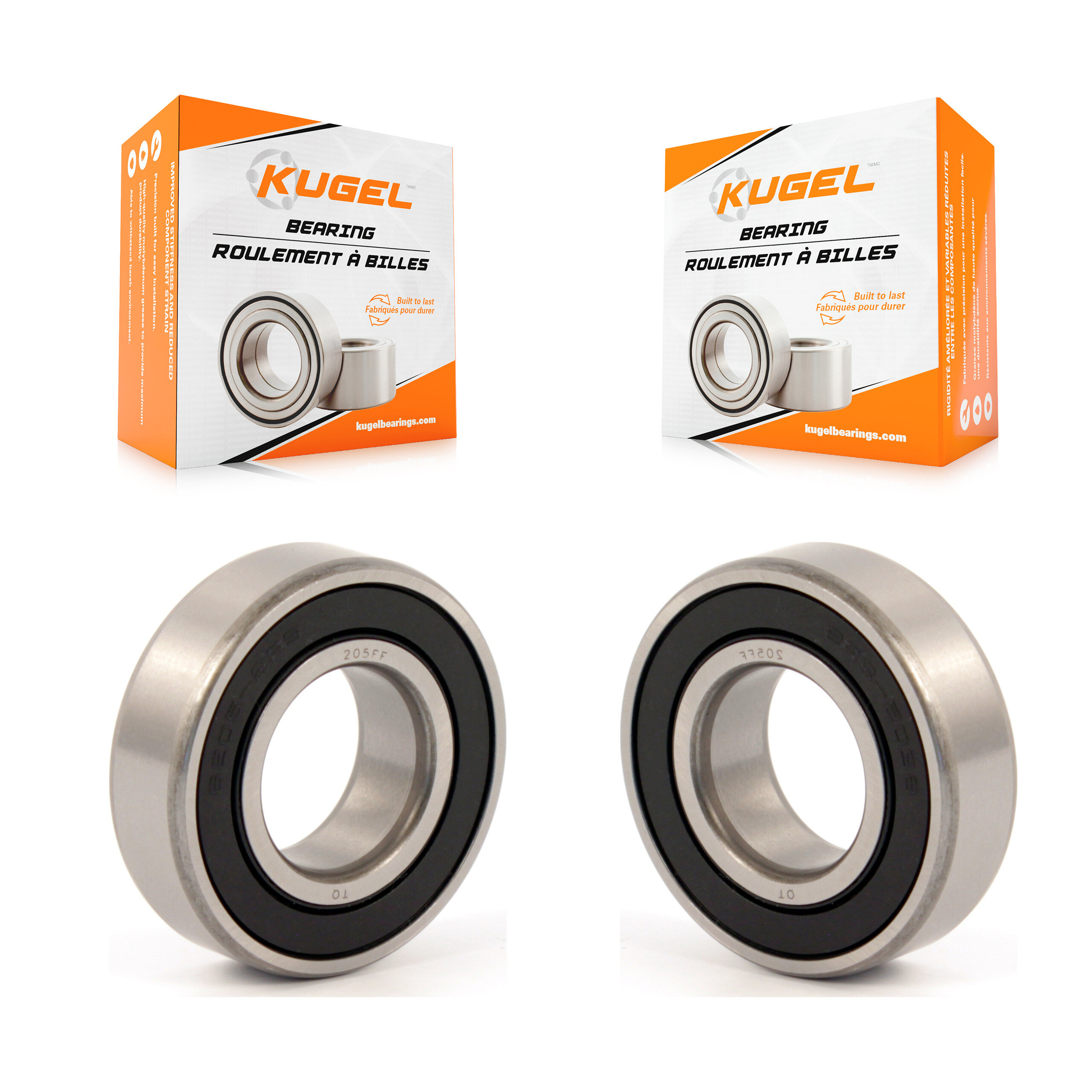Kugel - K70-101029 - Rear Inner Wheel Bearing Kits