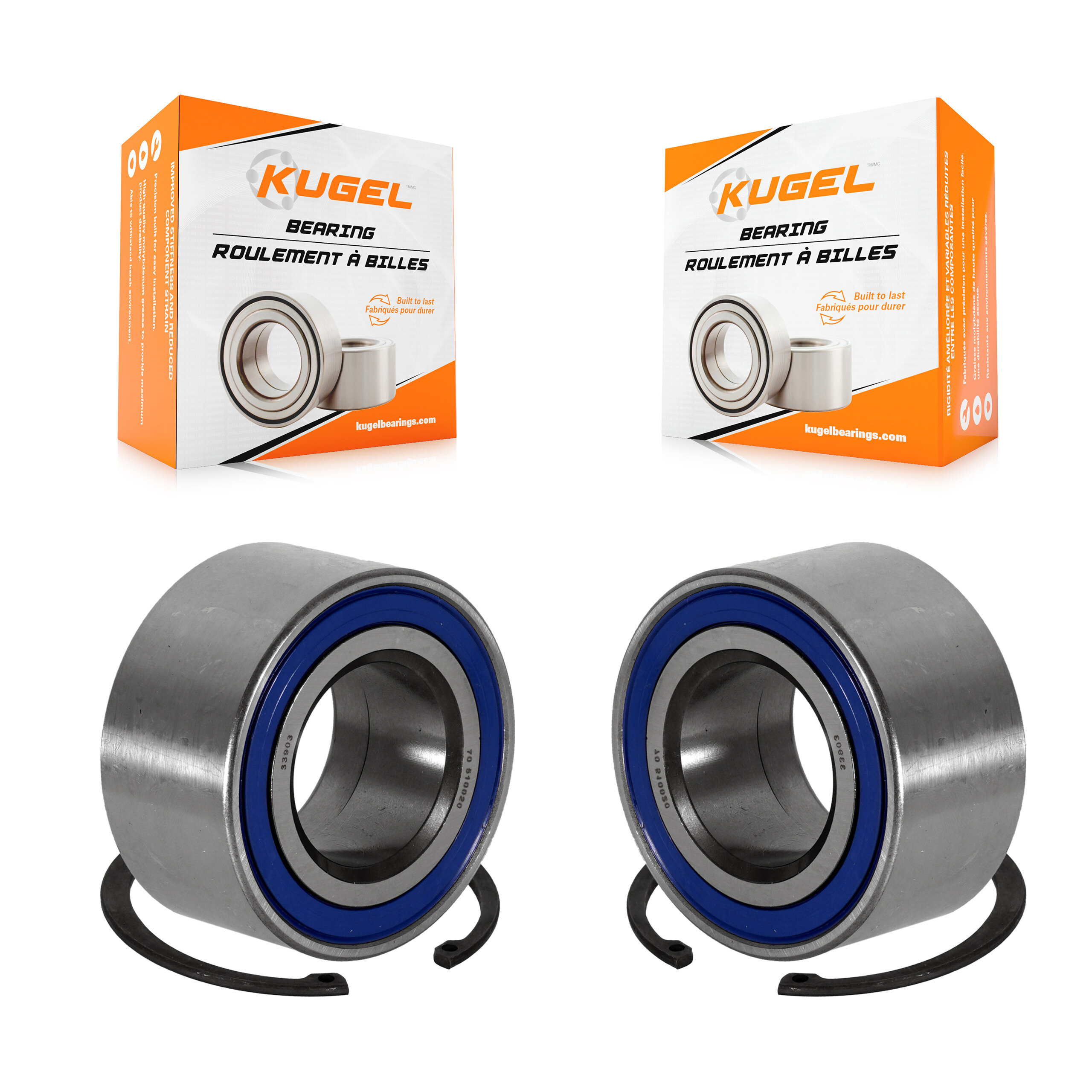 Kugel - K70-101050 - Rear Wheel Bearing Kits