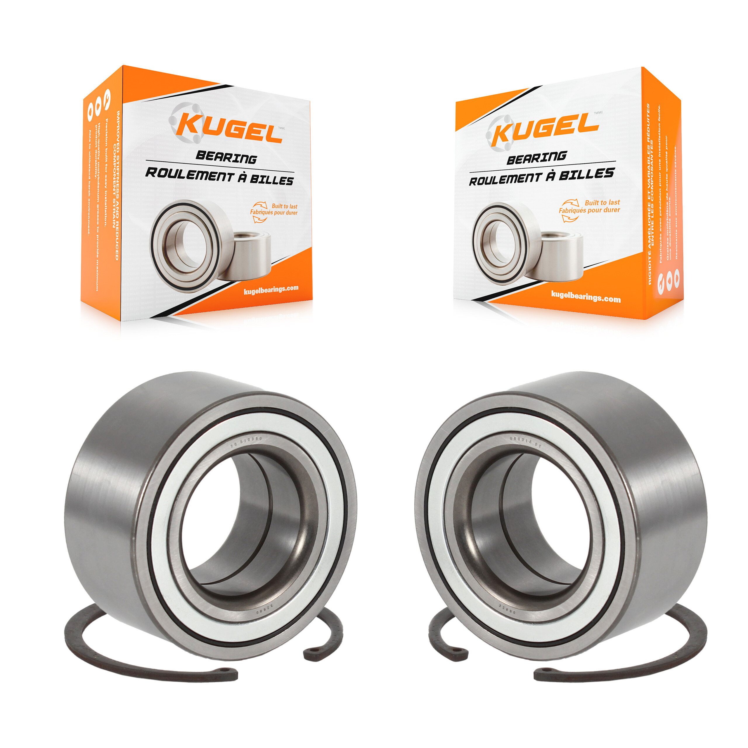 Kugel - K70-101057 - Rear Wheel Bearing Kits