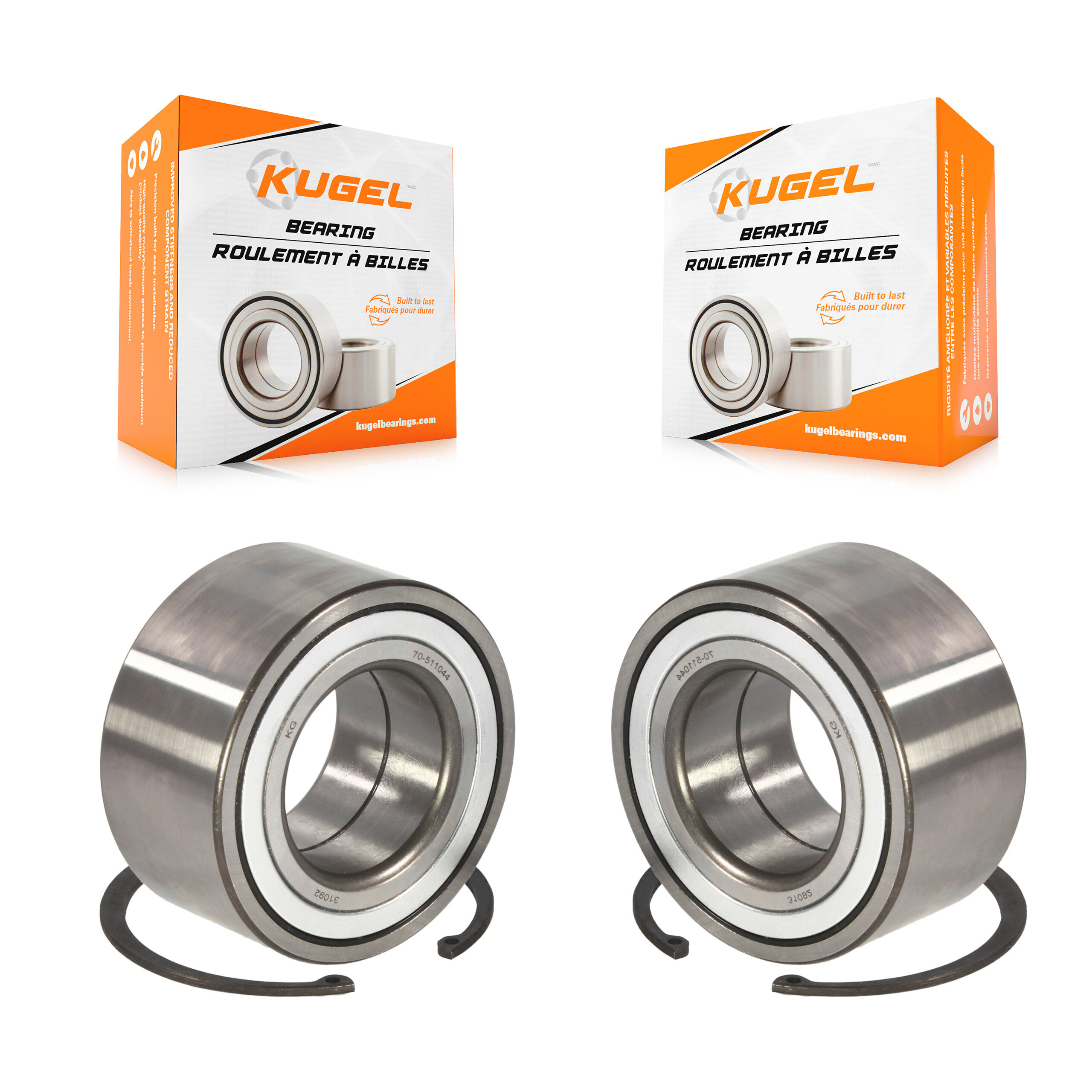 Kugel - K70-101073 - Rear Wheel Bearing Kits