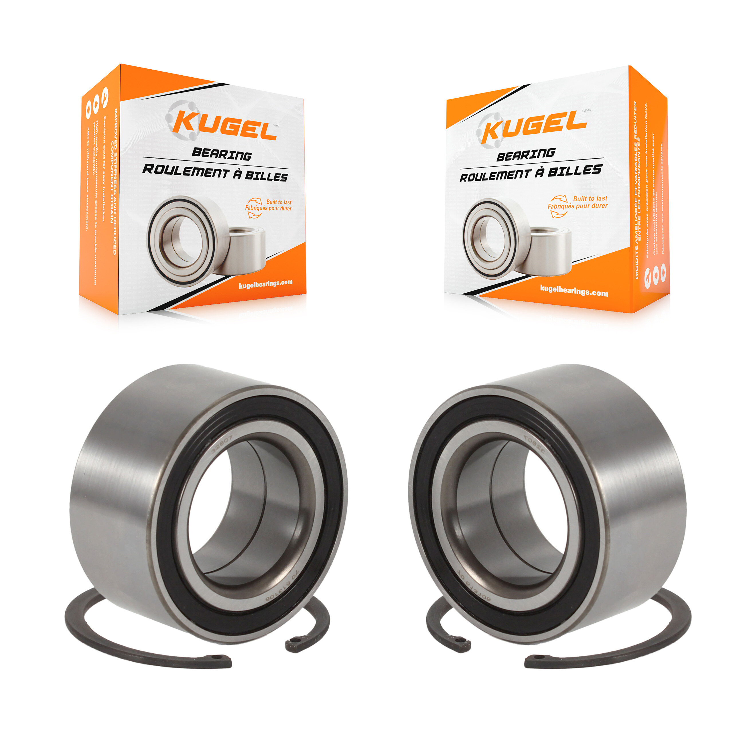 Kugel - K70-101077 - Rear Wheel Bearing Kits