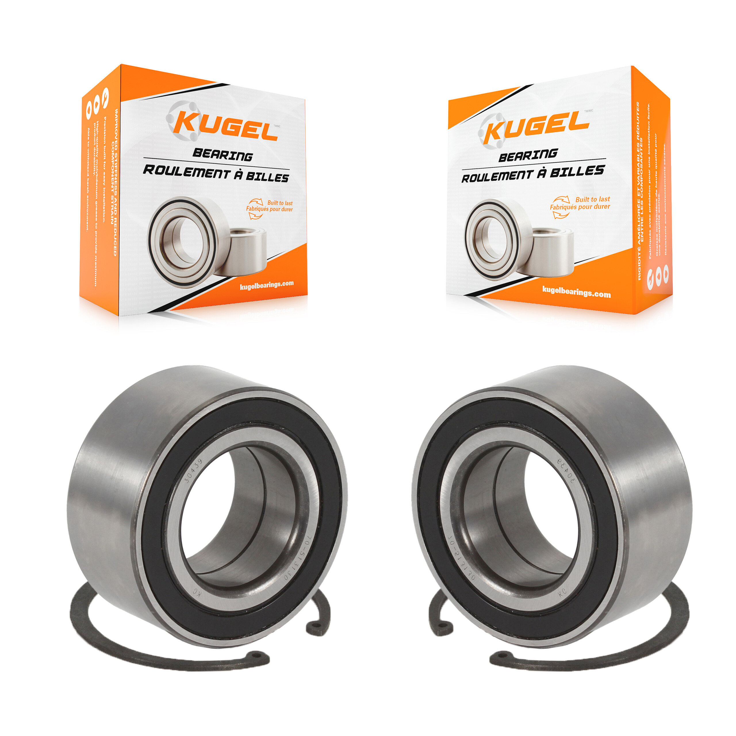 Kugel - K70-101078 - Rear Wheel Bearing Kits