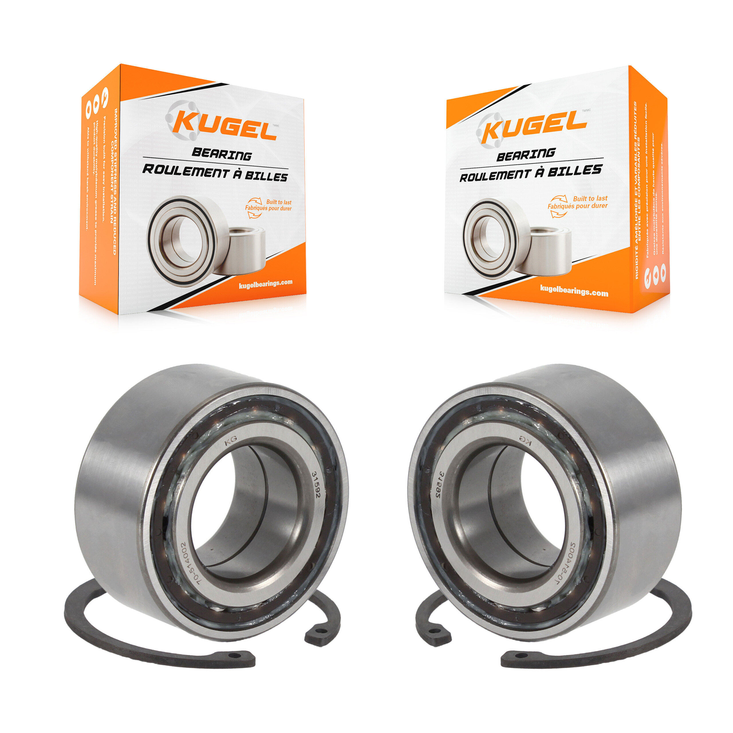 Kugel - K70-101079 - Rear Wheel Bearing Kits