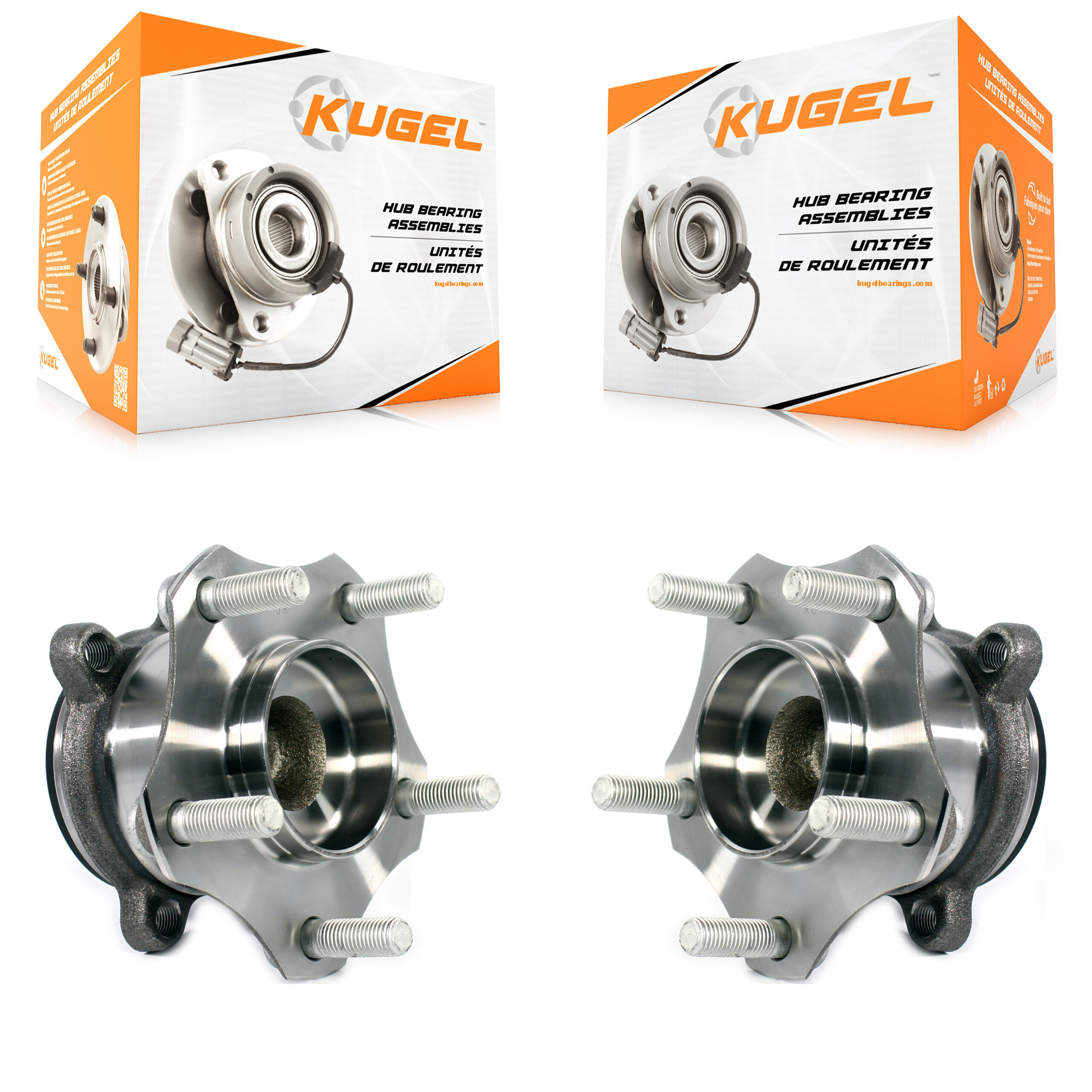 Kugel - K70-101507 - Rear Wheel Bearing and Hub Assembly Kits