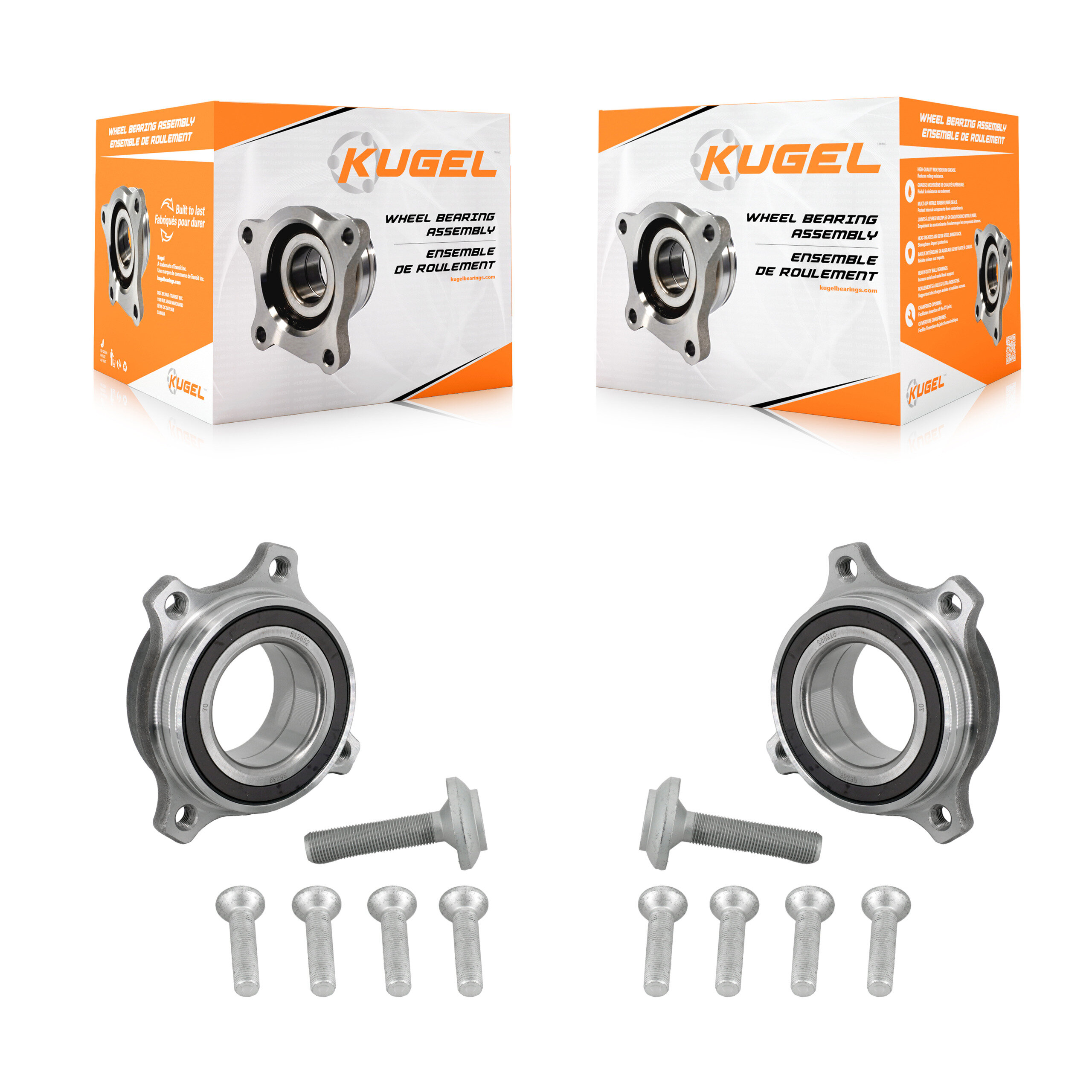 Kugel - K70-102129 - Rear Wheel Bearing Assembly Kits