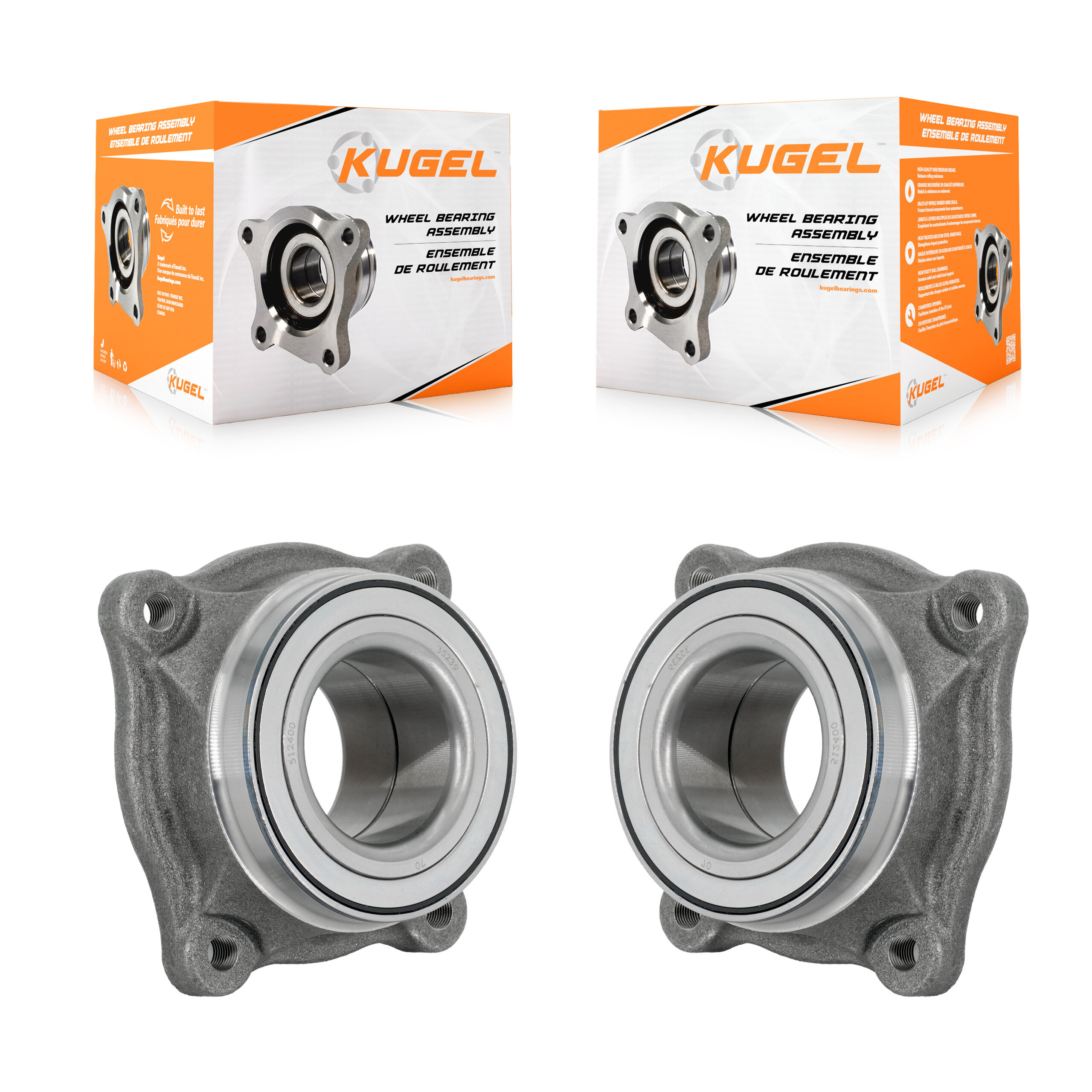 Kugel - K70-102130 - Rear Wheel Bearing Assembly Kits