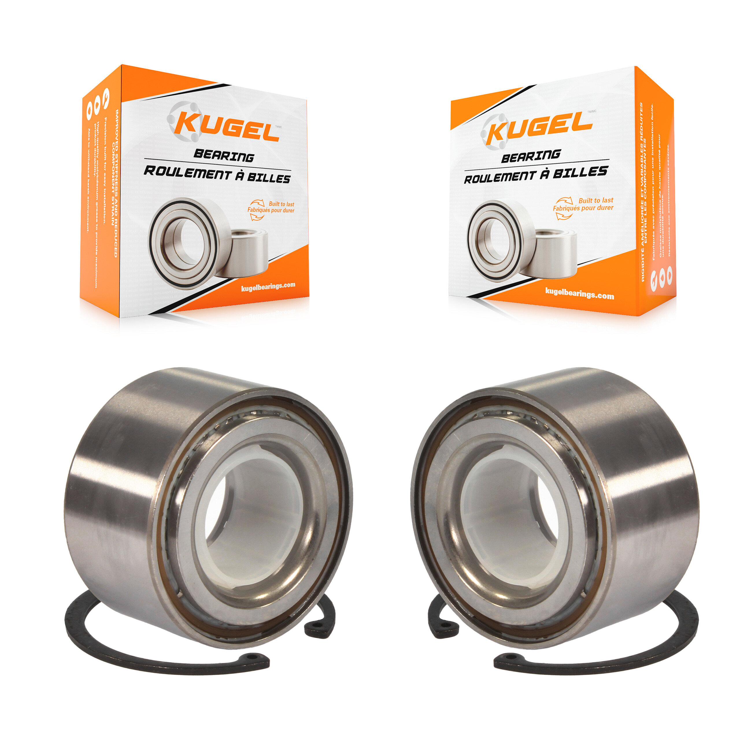 Kugel - K70-102201 - Front Wheel Bearing Kits