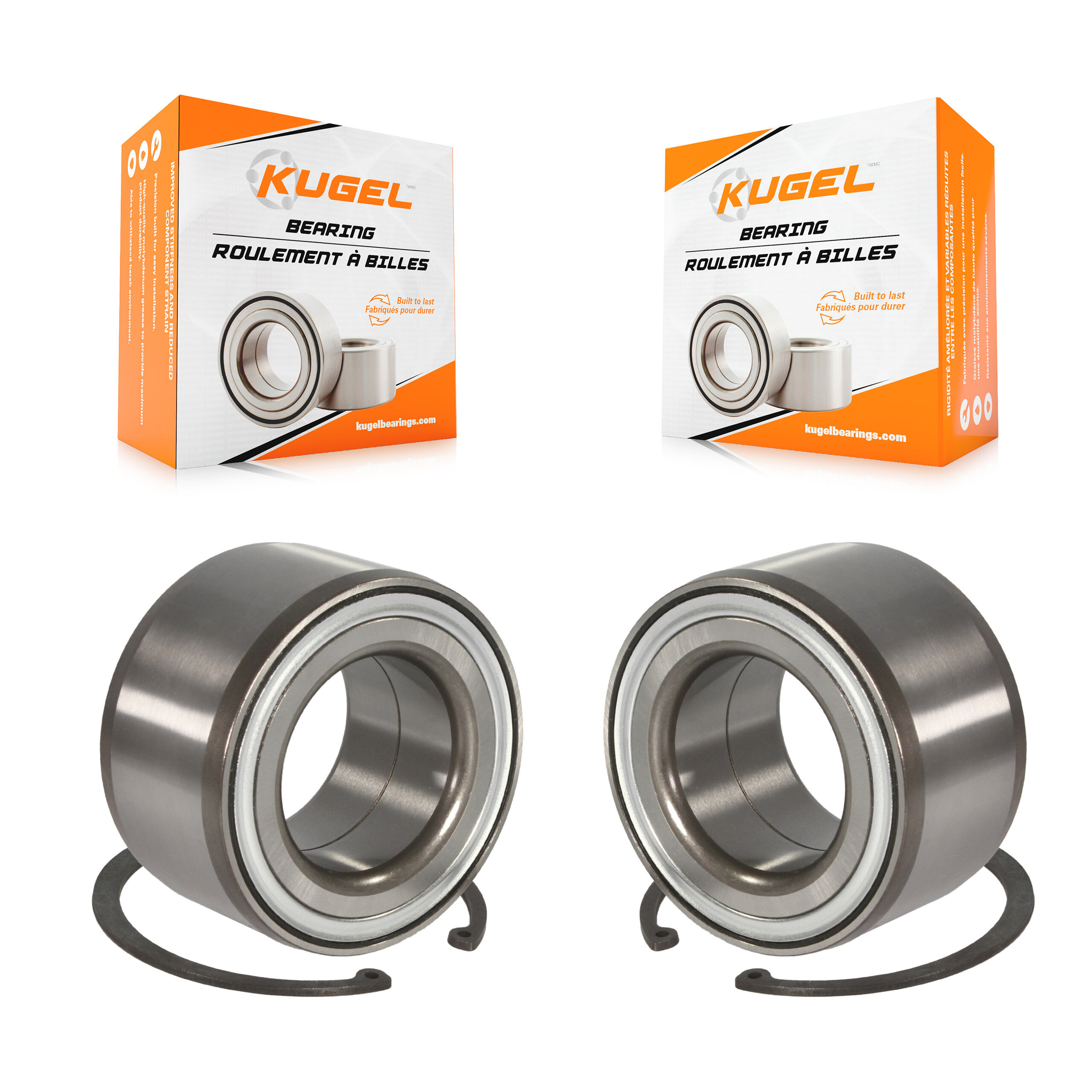 Kugel - K70-102202 - Front Wheel Bearing Kits