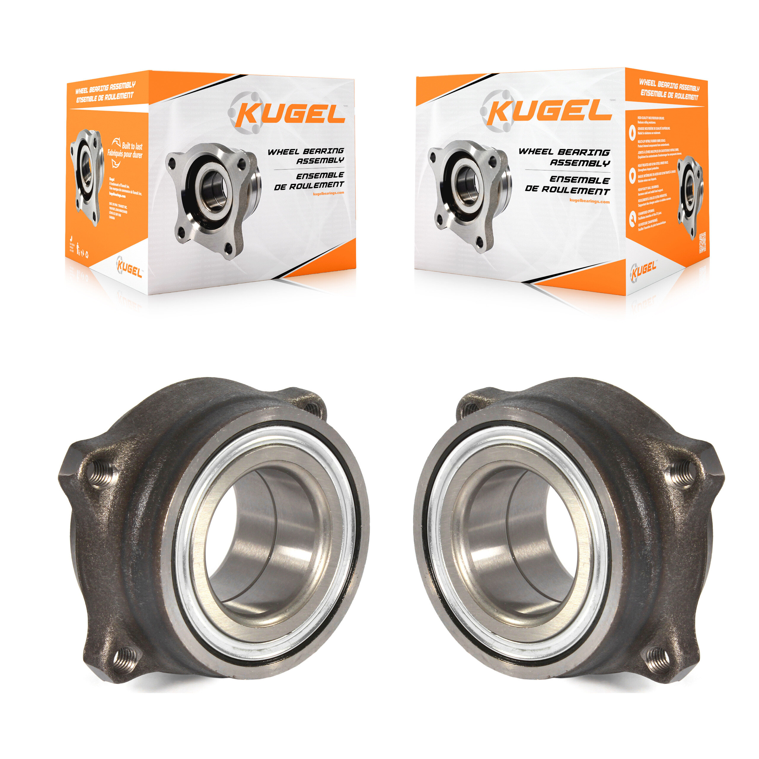Kugel - K70-102247 - Front Wheel Bearing Assembly Kits