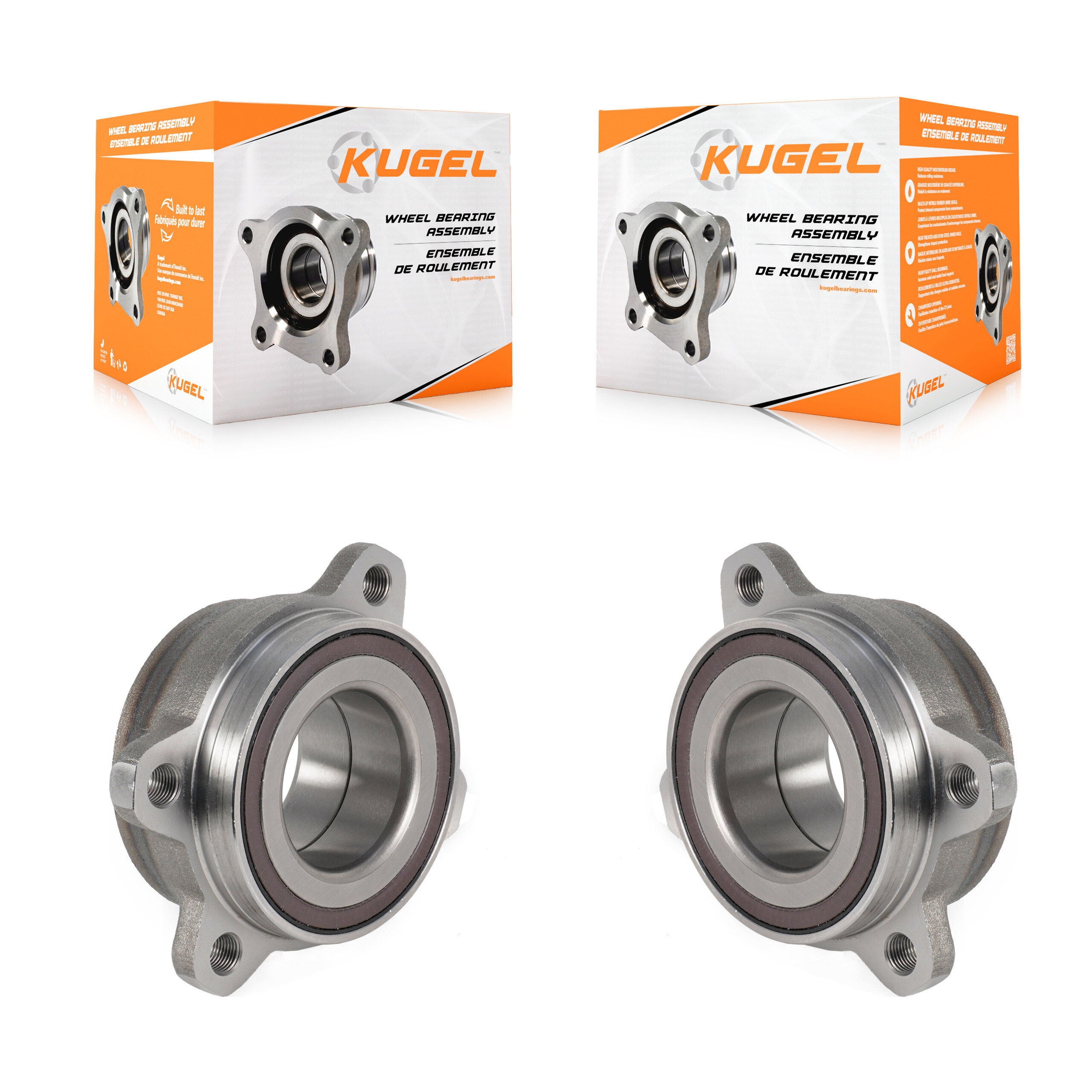 Kugel - K70-102258 - Rear Wheel Bearing Assembly Kits