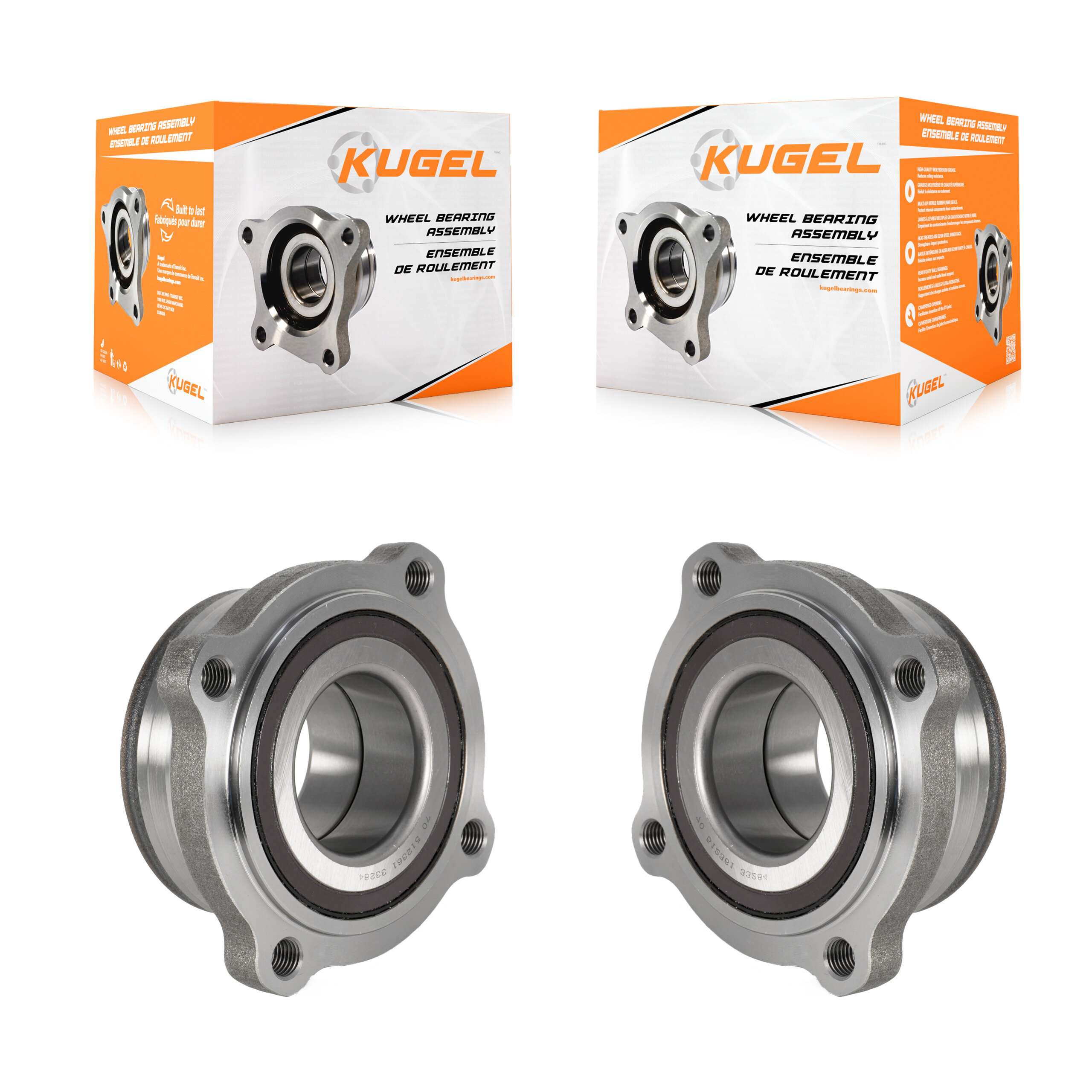Kugel - K70-102260 - Rear Wheel Bearing Assembly Kits