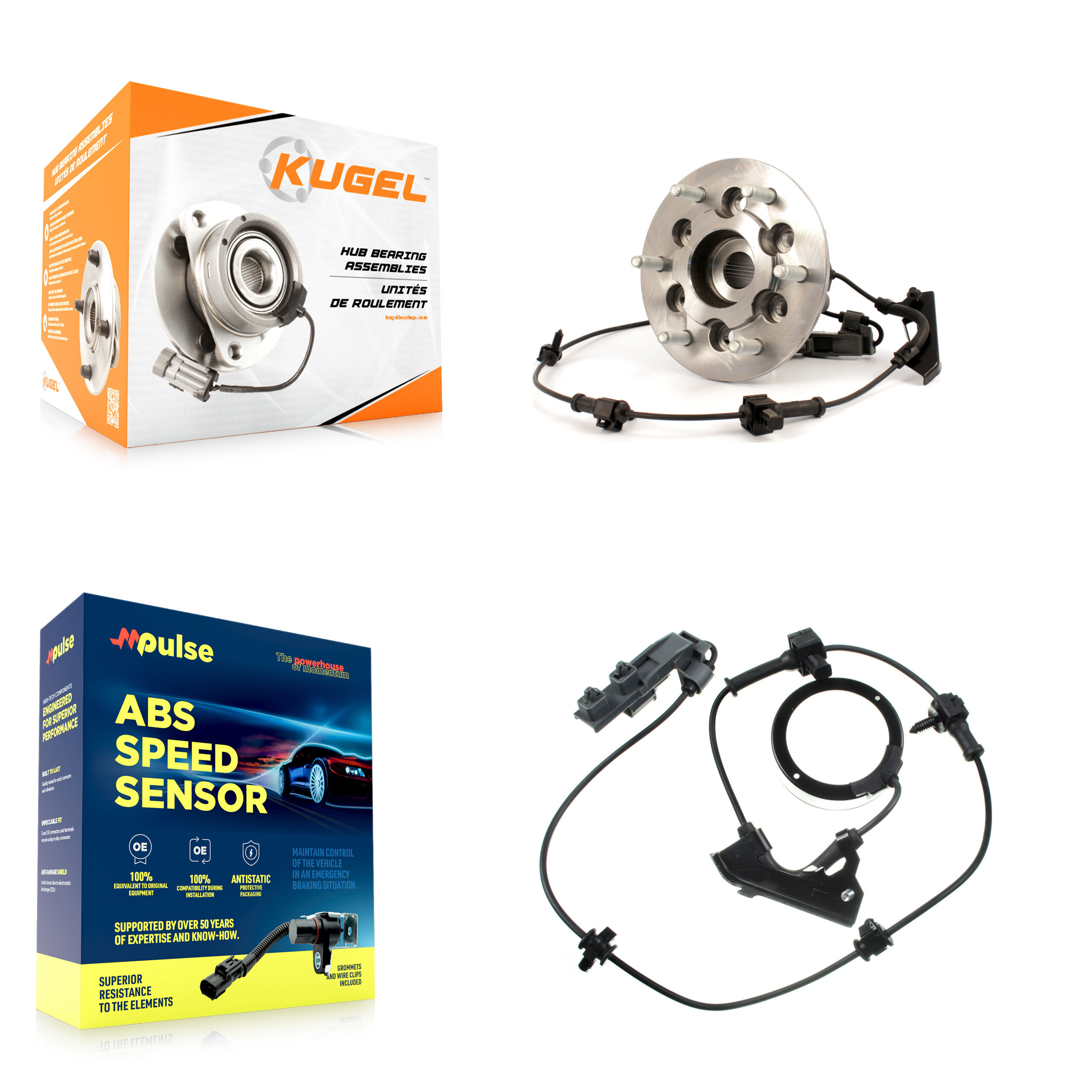Kugel - K7S-100003 - Front Left Wheel Bearing and Hub Assembly Kits