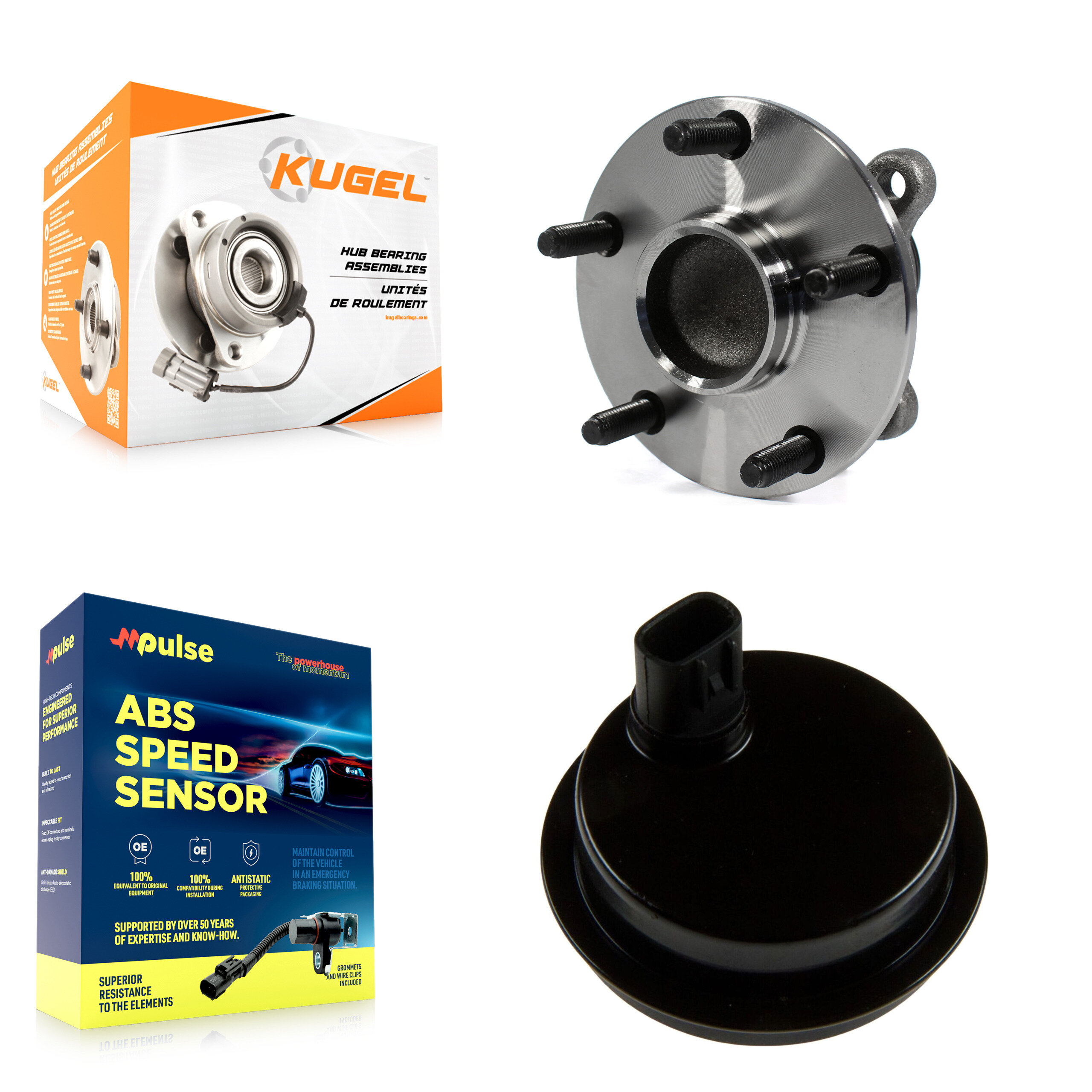 Kugel - K7S-100013 - Front Left Wheel Bearing and Hub Assembly Kits