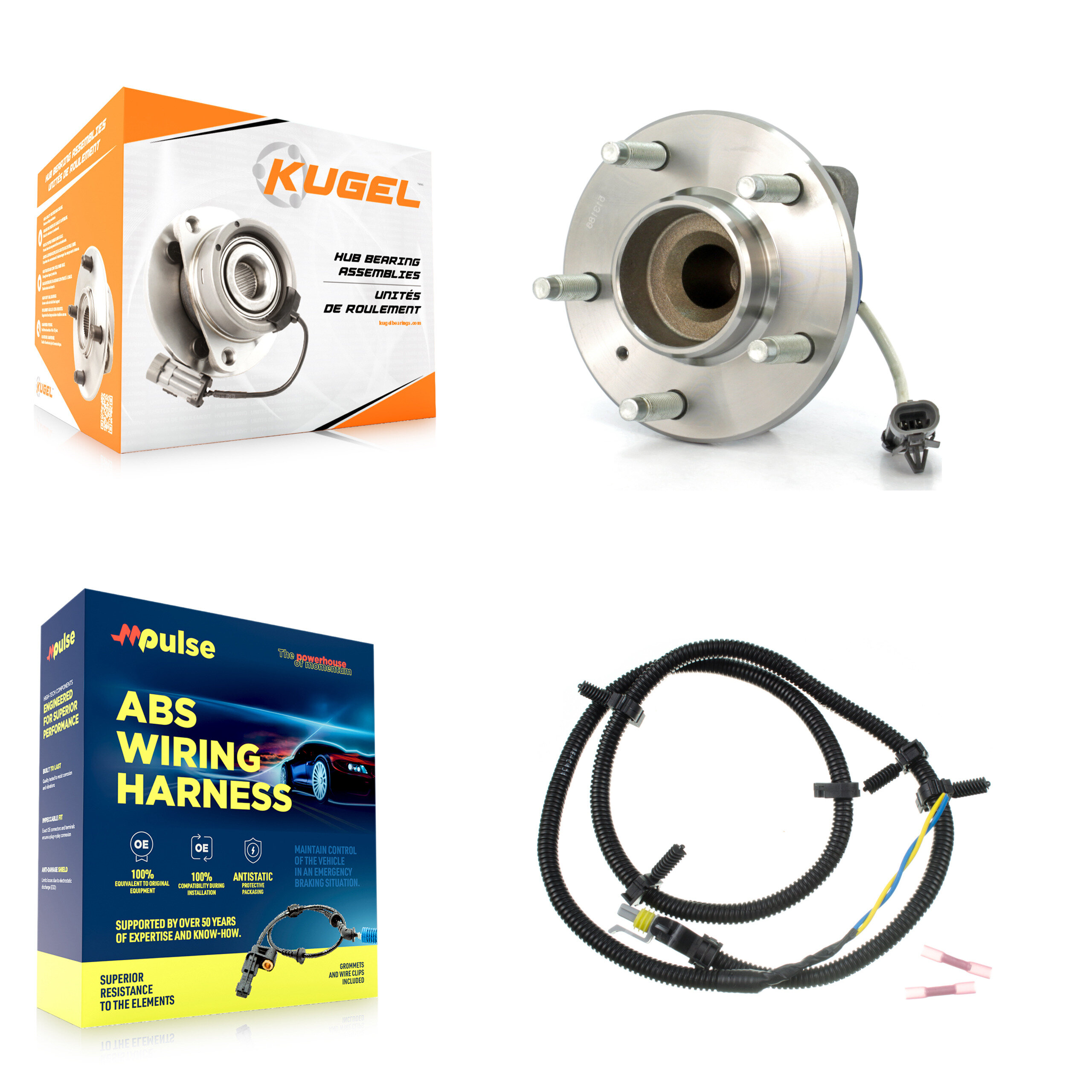 Kugel - K7S-100022 - Front Wheel Bearing and Hub Assembly Kits