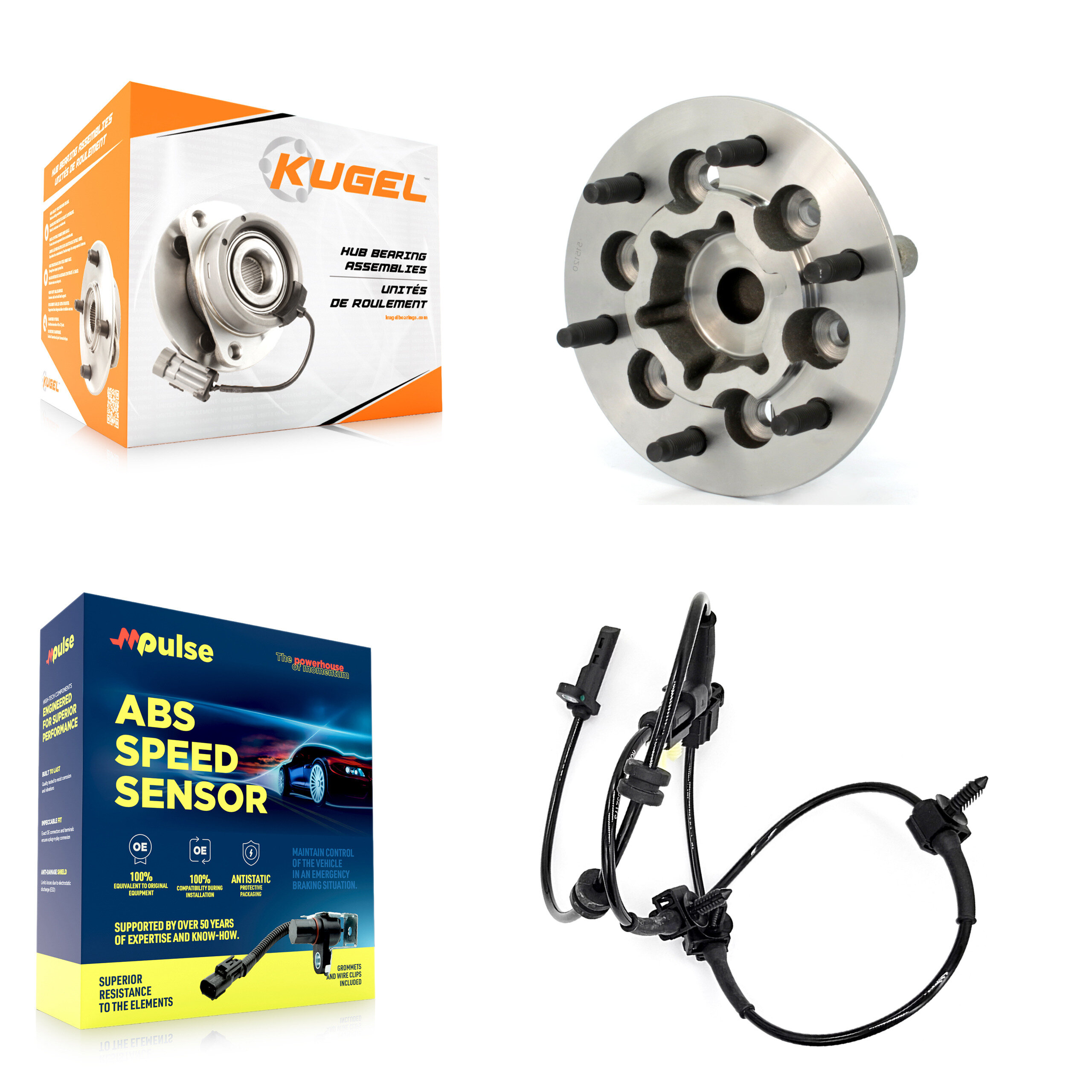 Kugel - K7S-100071 - Front Wheel Bearing and Hub Assembly Kits