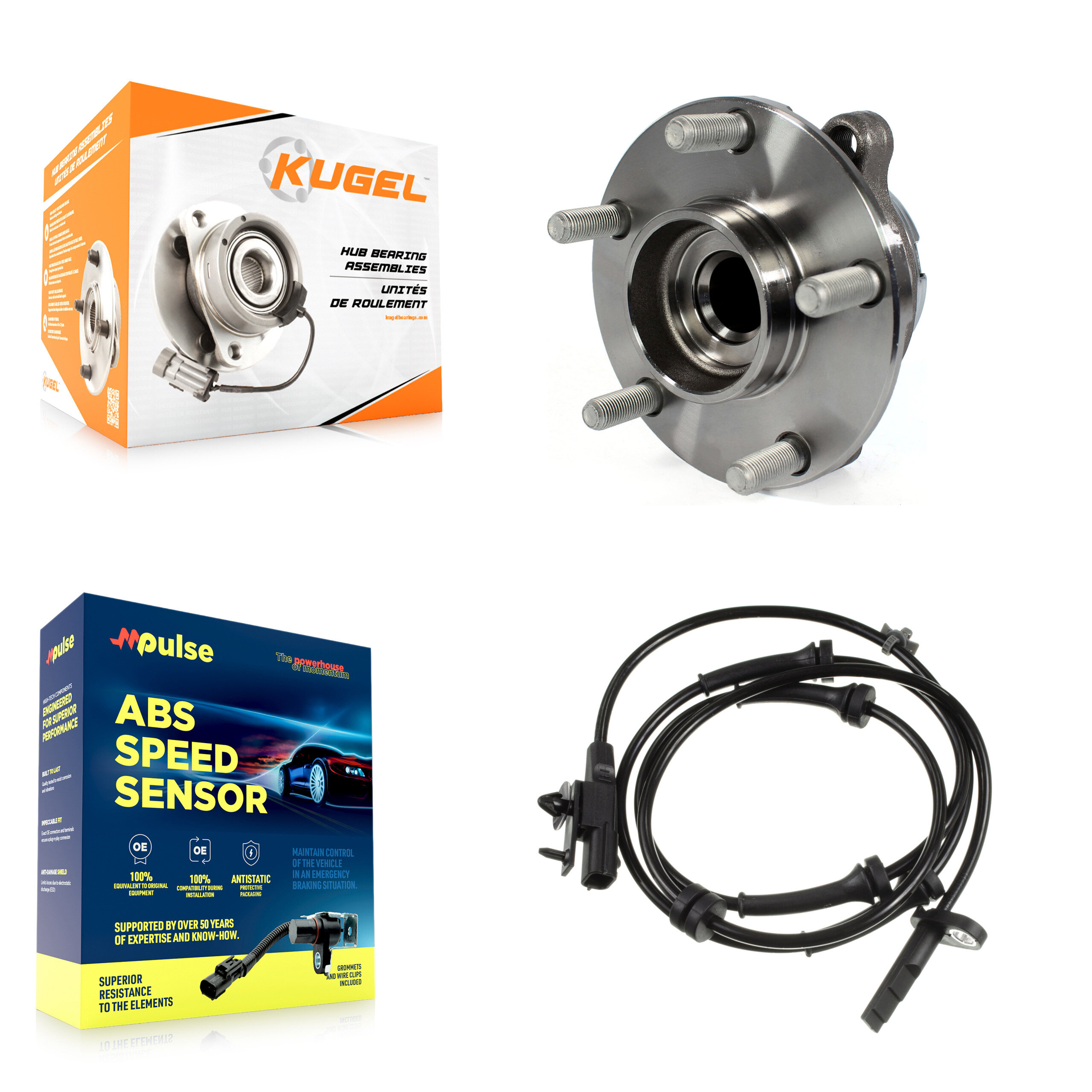 Kugel - K7S-100079 - Front Wheel Bearing and Hub Assembly Kits